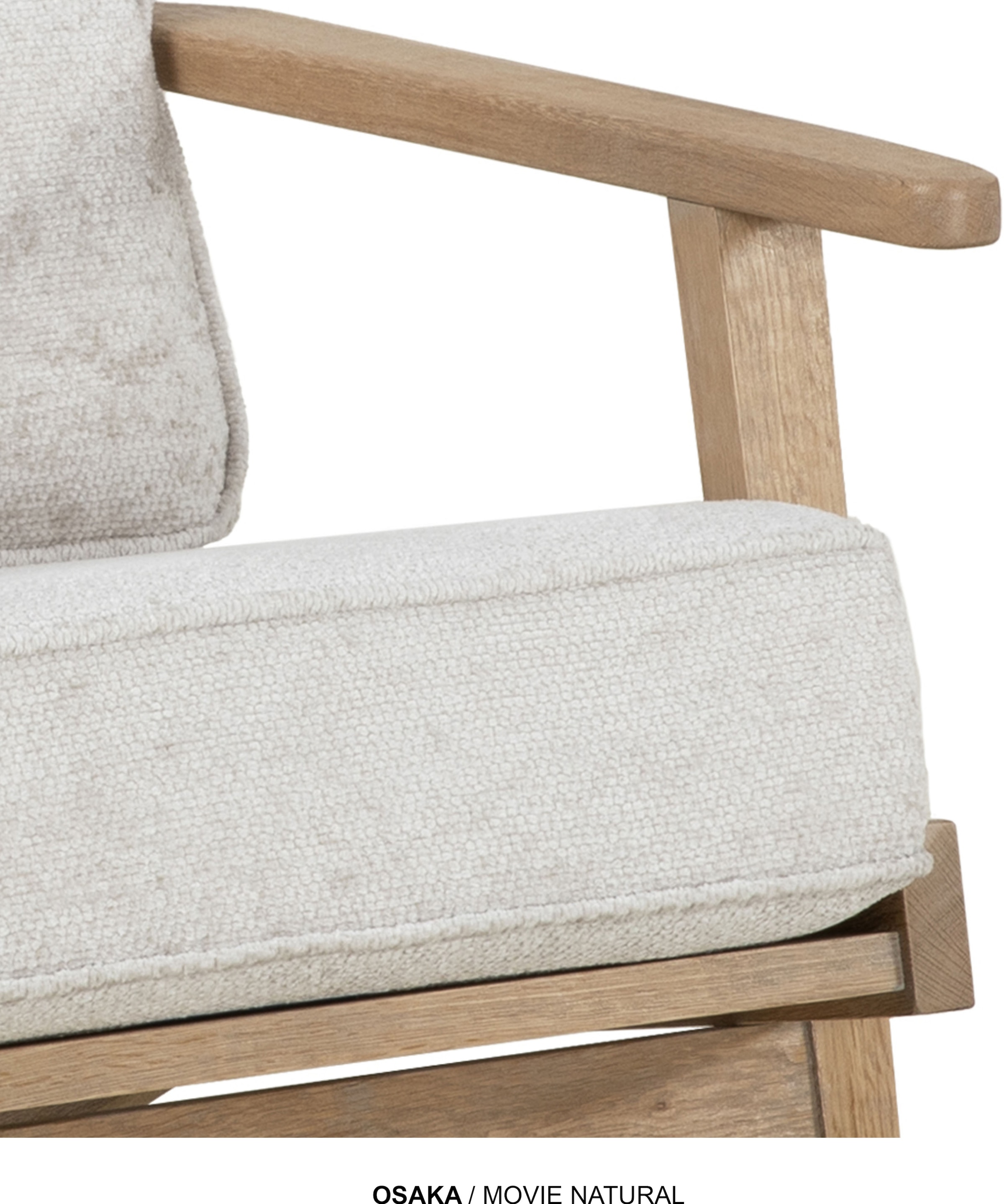 OMG Design Sessel »Osaka« Retrostuhl, massivholz Frame