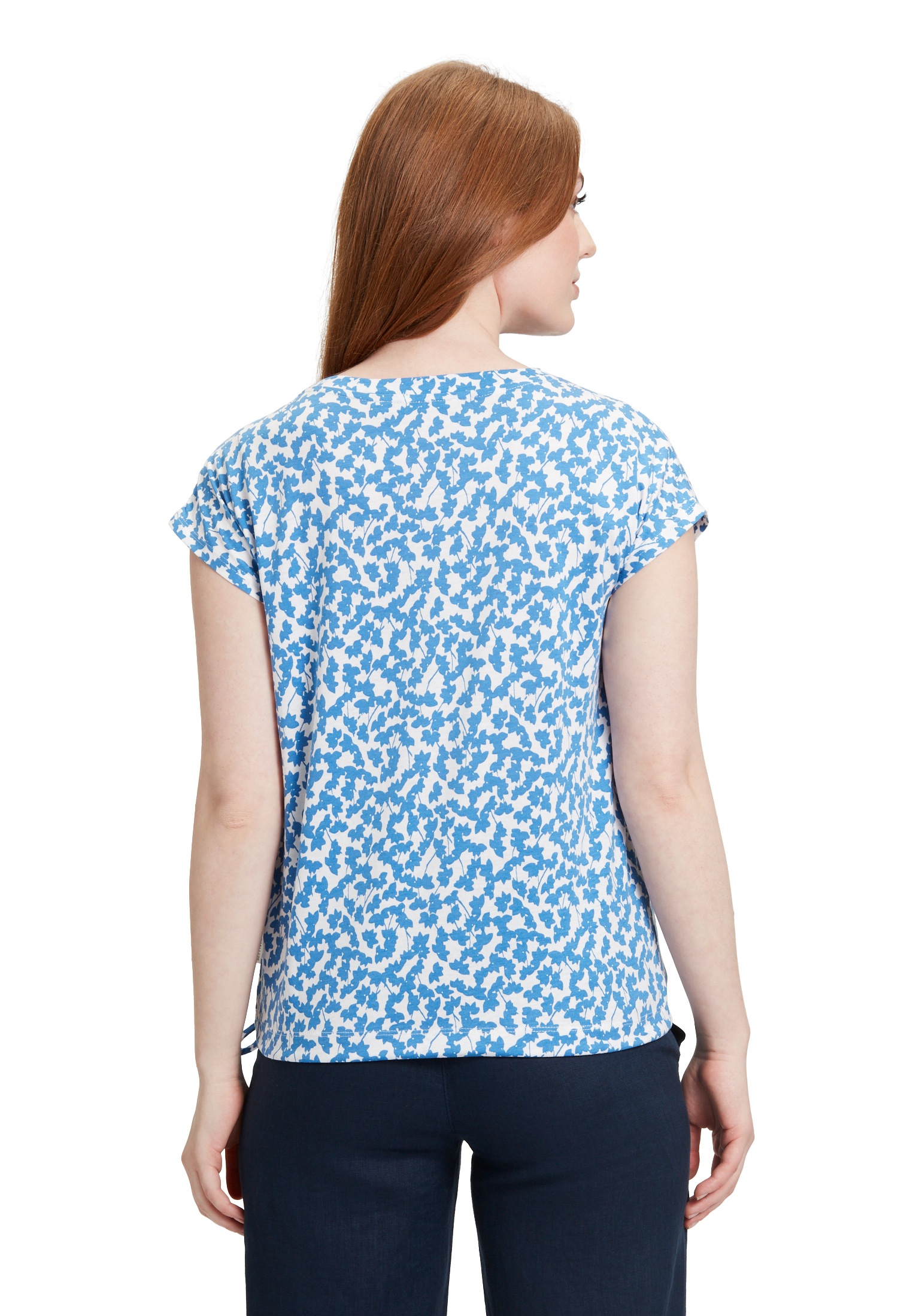 Betty&Co Kurzarmshirt »Casual-Shirt mit Tunnelzug«