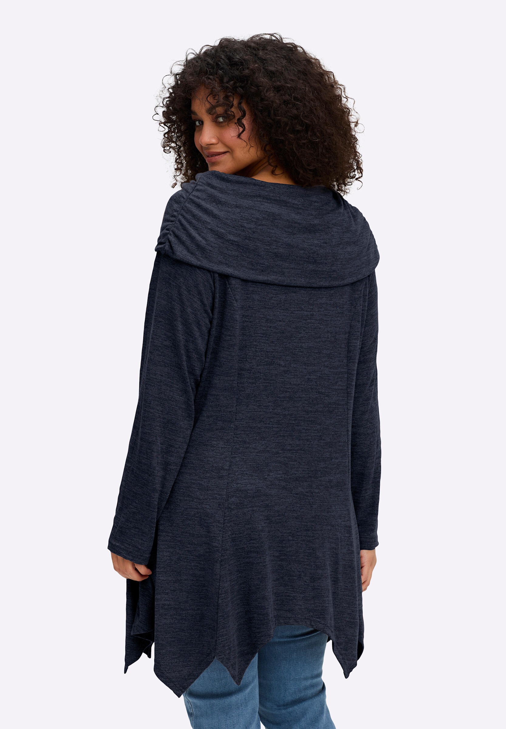 sheego by Joe Browns Sweatshirt »Sweatshirt Longsweatshirt im Strick-Look«
