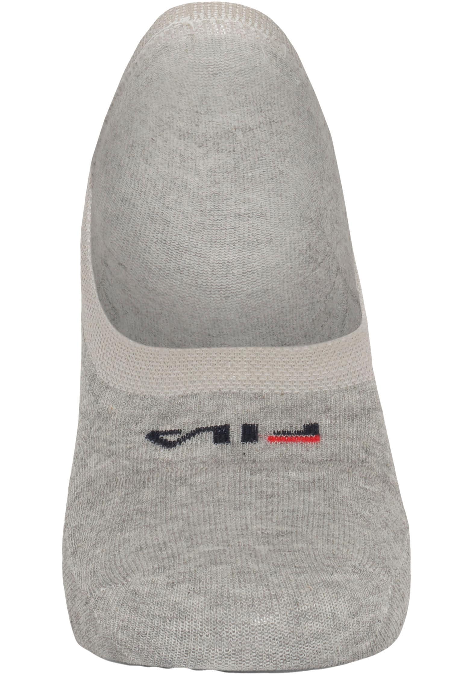 Fila Füßlinge »UNISEX GHOST SOCKS SILICONE HEEL INSIDE«, (6 Paar), mit Logo-Schriftzug