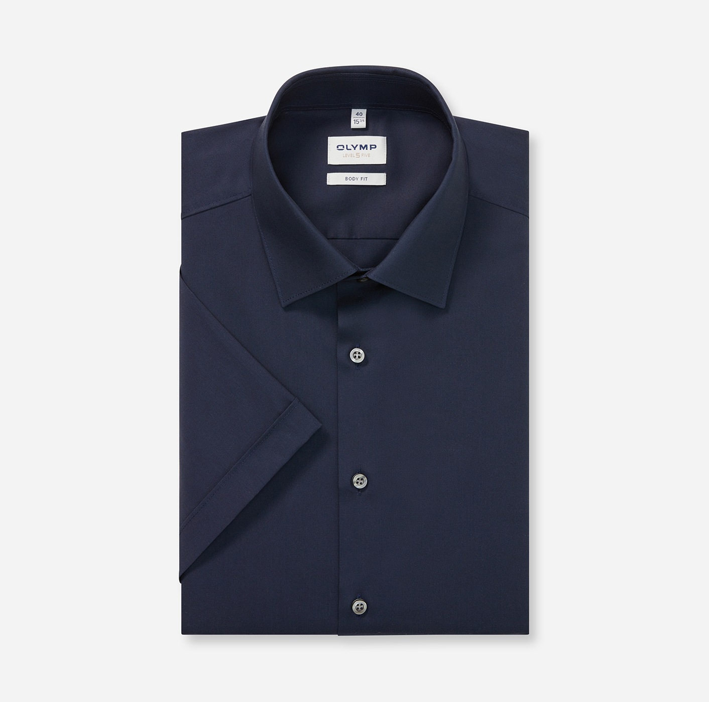 OLYMP Kurzarmhemd »Level Five body fit« klassisch, unifarben