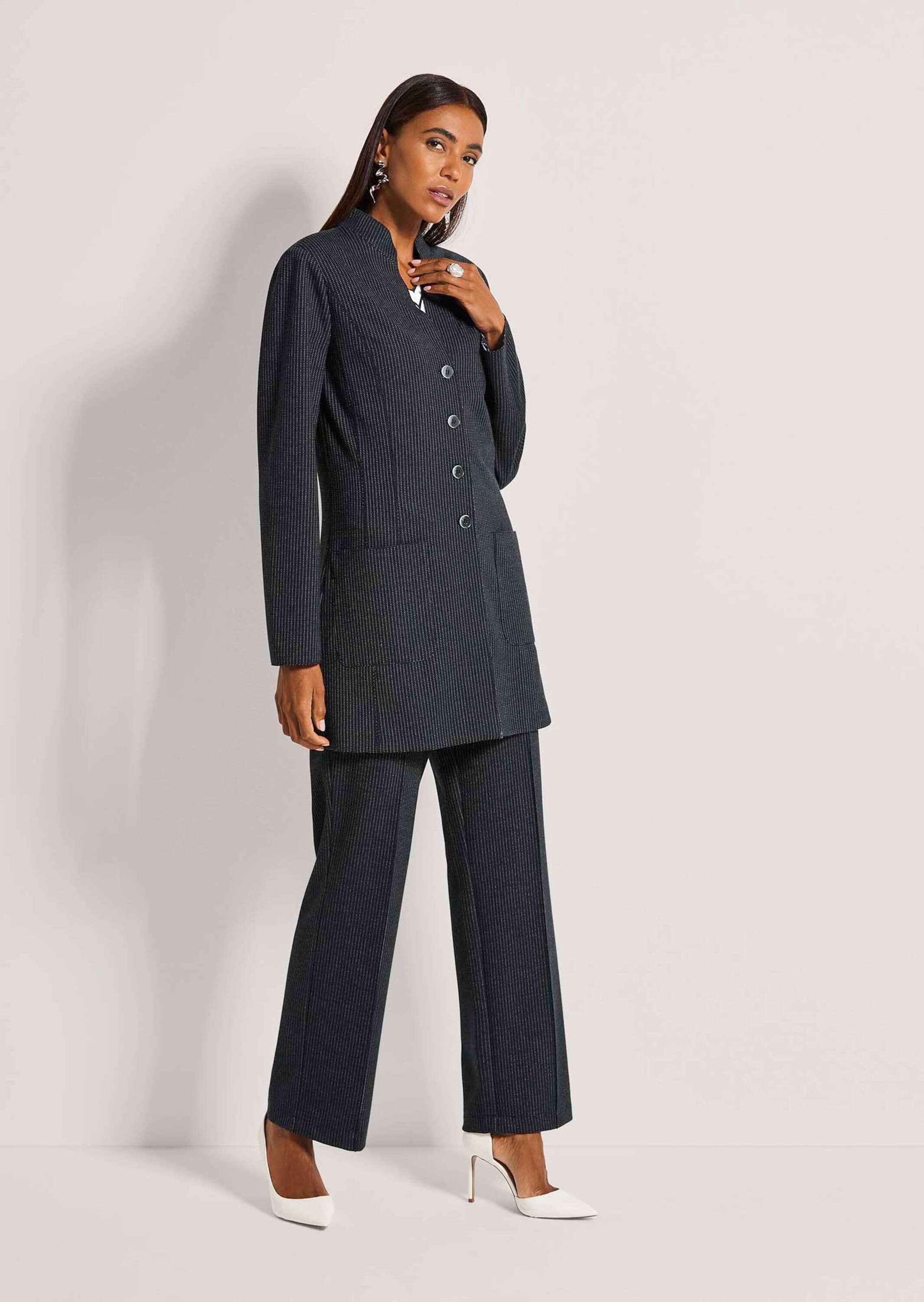 MADELEINE Longblazer »Gehrock Eleganter Einreiher mit Nadelstreifen« Nadelstreifen