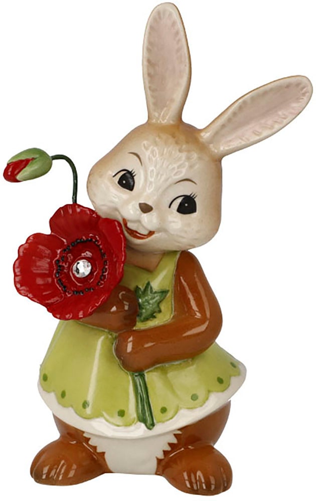 Goebel Osterhase »Figur Hasenmädchen - Ein kleines Dankeschön« Osterfigur in bunt, Größe B/H/T: 7 cm x 12 cm x 5,5 cm