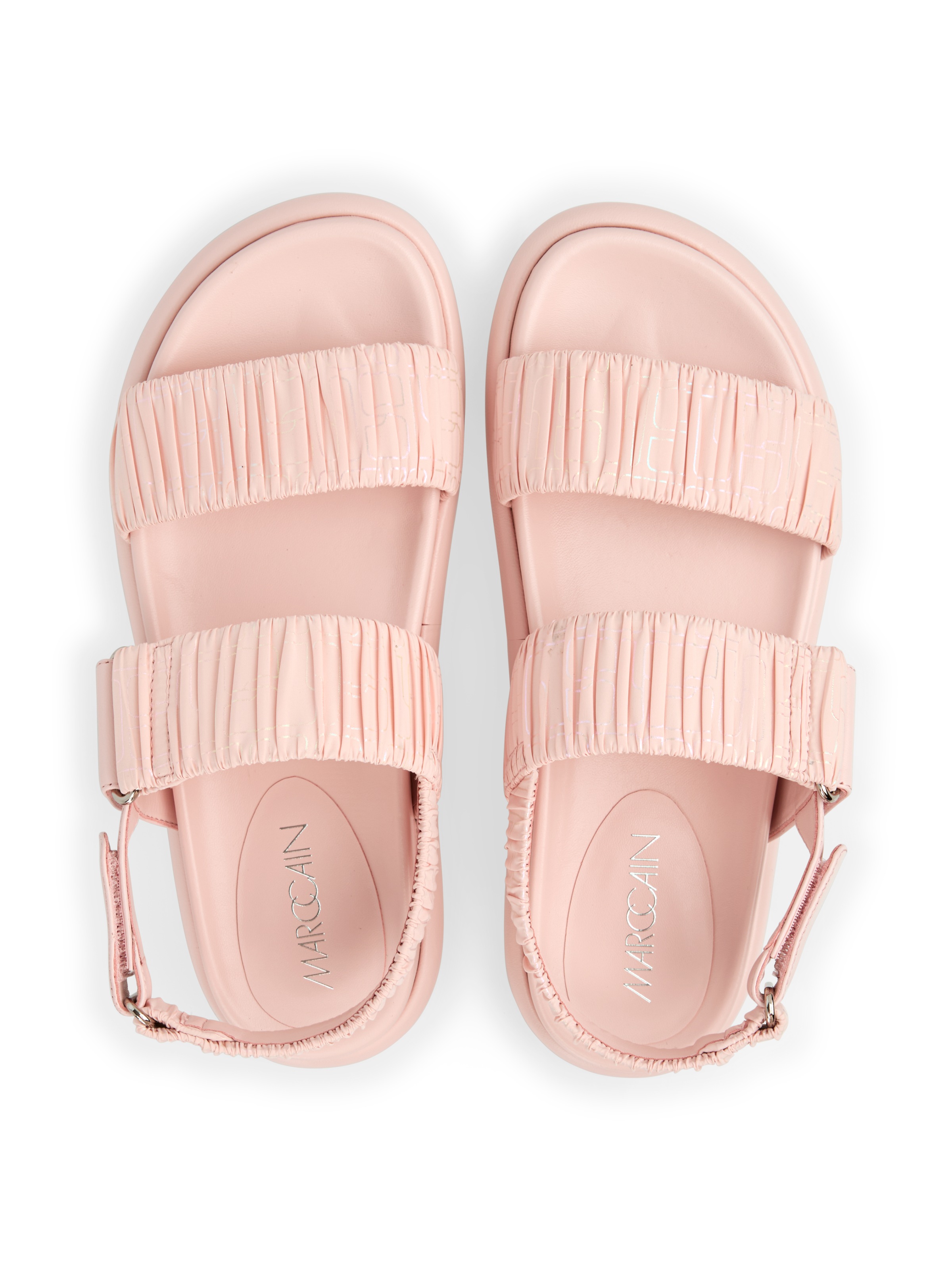 Marc Cain Riemchensandale »Sports Mindful Moving«  Sandalette, Sommerschuh mit modischen Falten