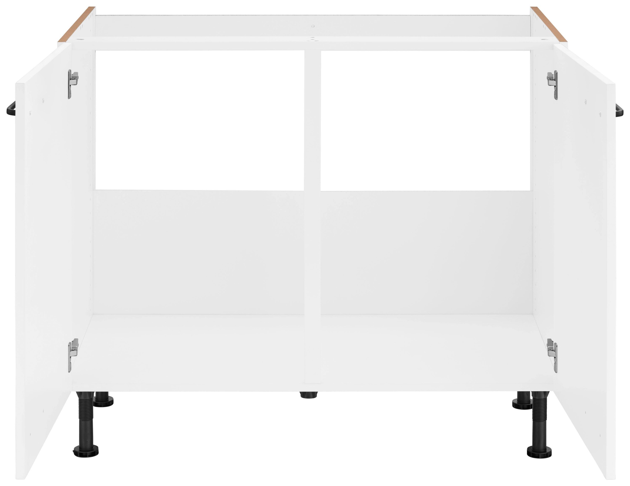 OPTIFIT Spülenschrank »Elga«, mit Soft-Close-Funktion, höhenverstellbaren Füßen, Breite 100 cm