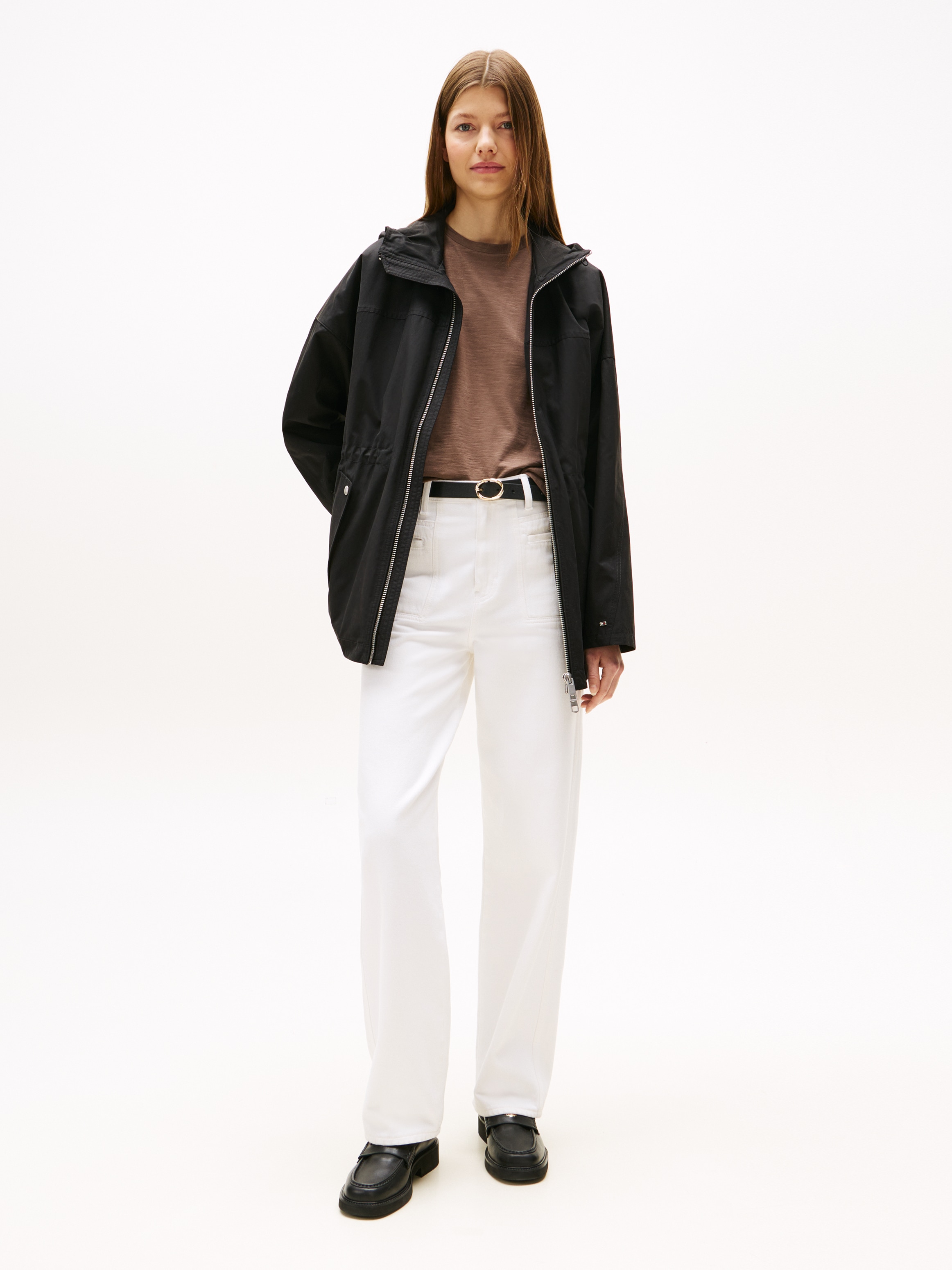 Tommy Hilfiger Windbreaker »COTTON NYLON REG PARKA«, mit Kapuze
