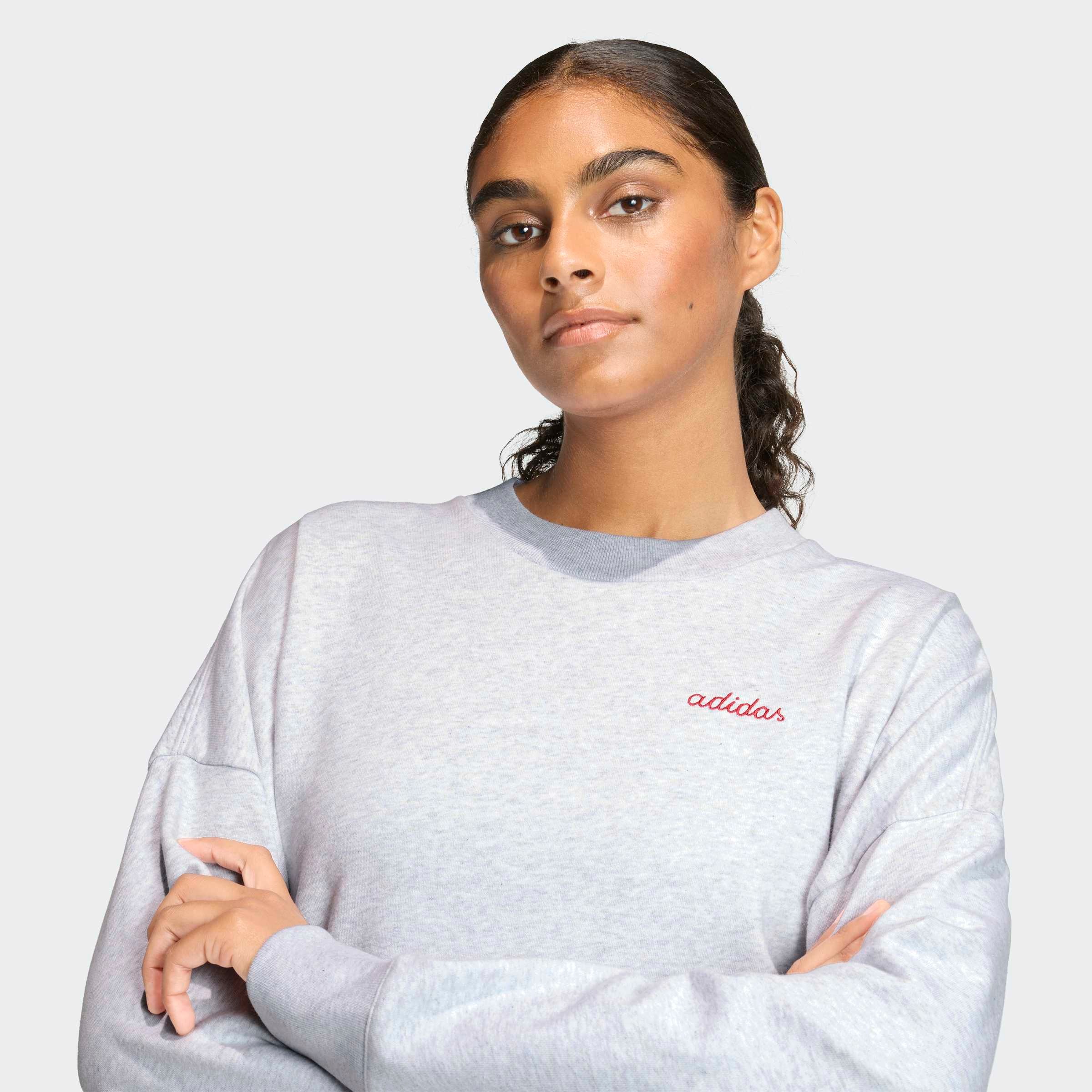 adidas Sportswear Sweatshirt »SEASONAL ESSENTIALS COLORPOP MIT AUFGESTICKTER GRAFIK«
