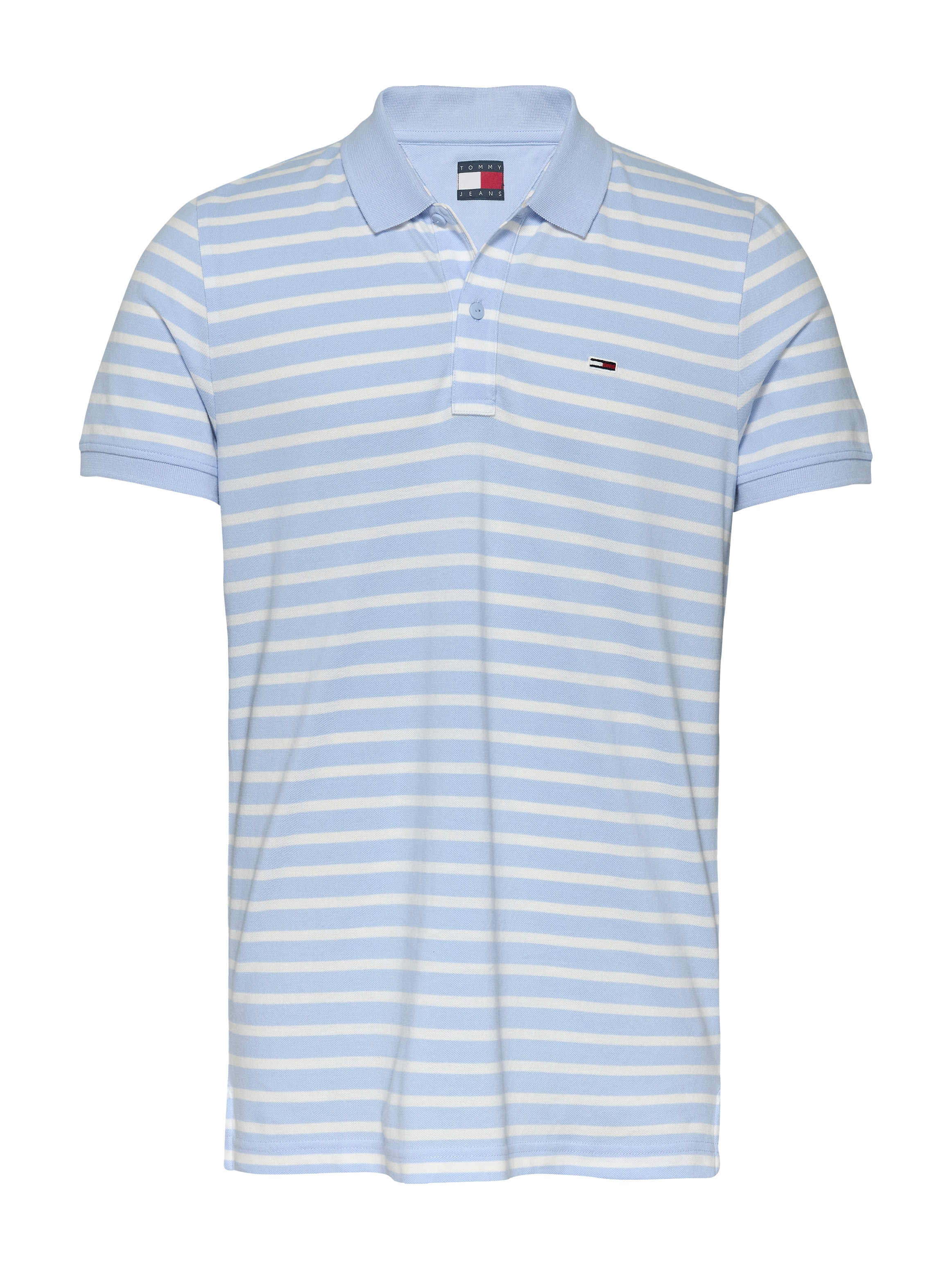 Tommy Jeans Poloshirt »TJM SLIM PLACKET POLO EXT«, modisch geringelt