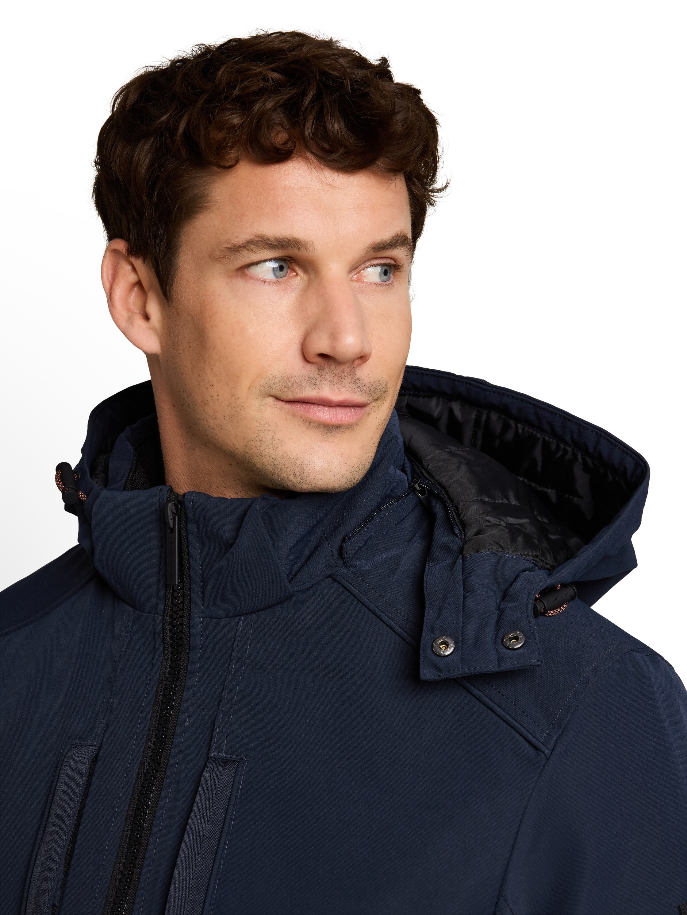 TOM TAILOR Softshelljacke mit Kapuze Übergangsjacke / Fleece und Kapuze