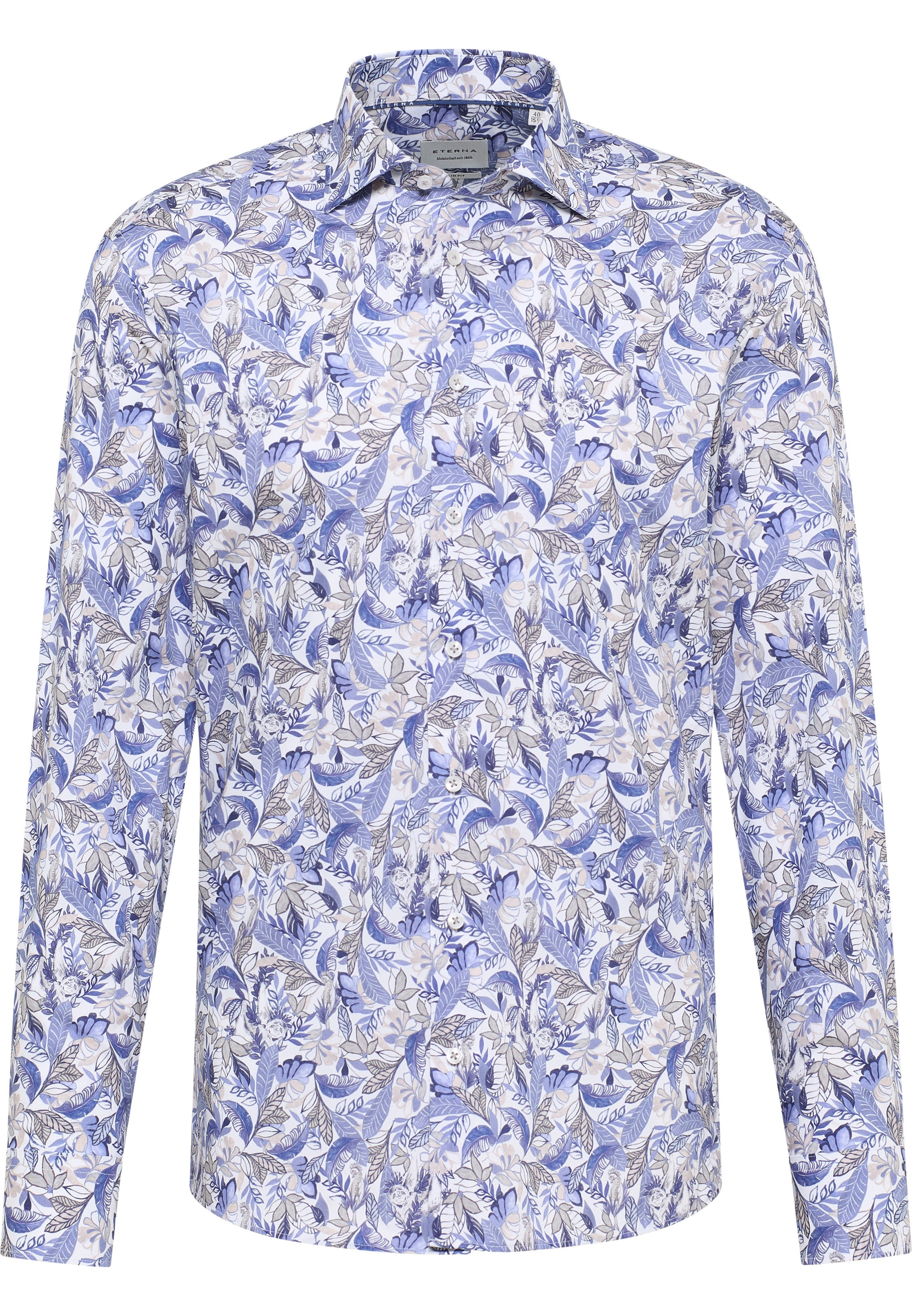 Eterna Langarmhemd »SLIM FIT«, NON IRON (bügelfrei)
