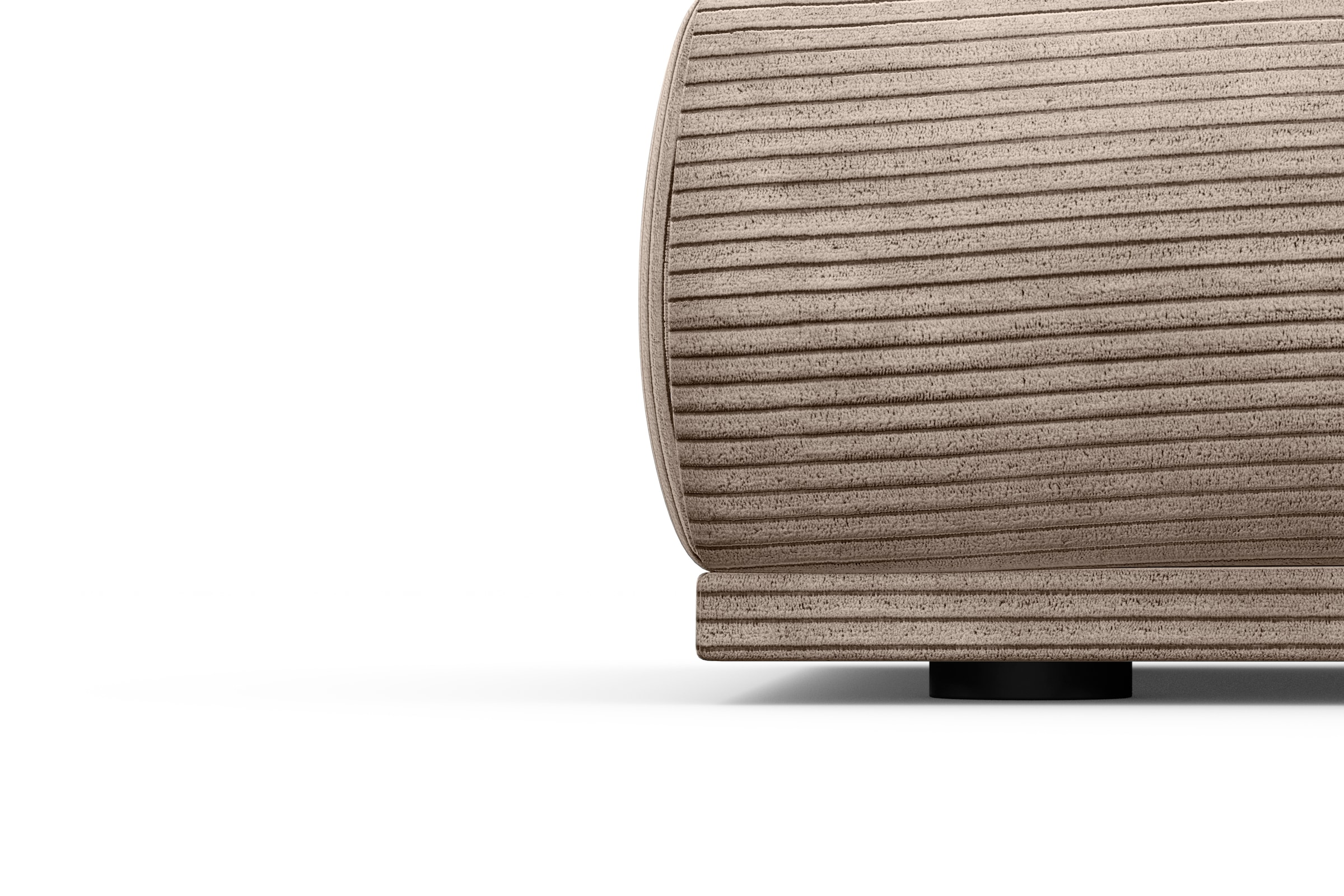 TRENDMANUFAKTUR Hocker »Braga, mit hochwertigem Kaltschaum, quadratisch, in Cord erhältlich«, (1 St.), moderner Polsterhocker, 85/42/85 cm (B/H/T)