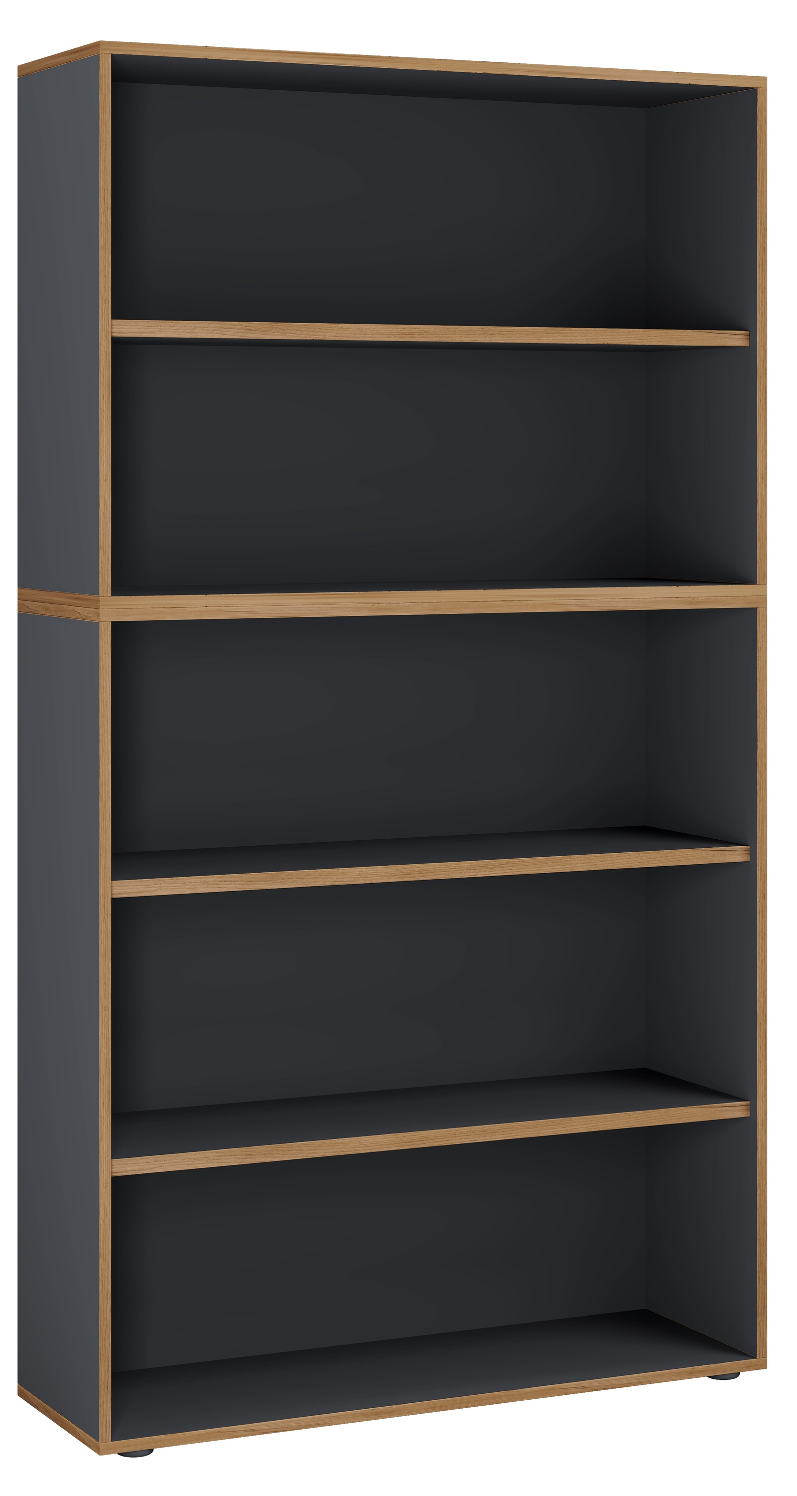 VCM Aktenregal »VCM Holzregal stehend | platzsparender Aktenschrank | Maße ca. B. 100 x H. 183 x T. 33 cm | Elegantes Regal | Büroregal ¿ Salia 5fach B. 100 cm«