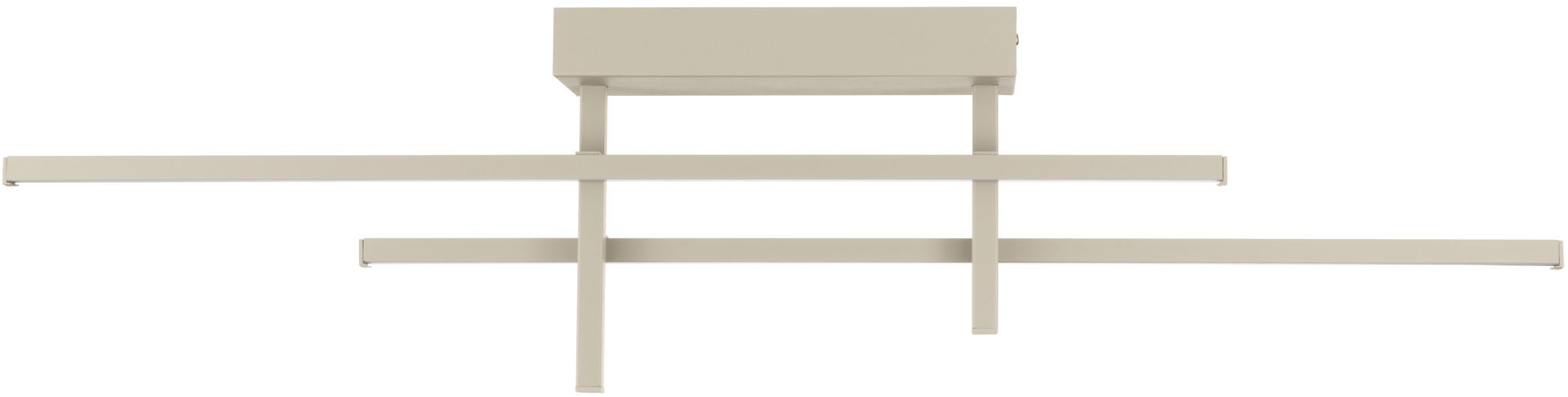 EGLO LED Deckenleuchte »TREPILIANO Deckenlampe - Alu, Stahl - LED - 20W - IP20« LED-Modul 1 Stk. Warmweiß Wohzimmerlampe, Esszimmerlampe, Flur, Schlafzimmer, L110 x B7 x H14 cm