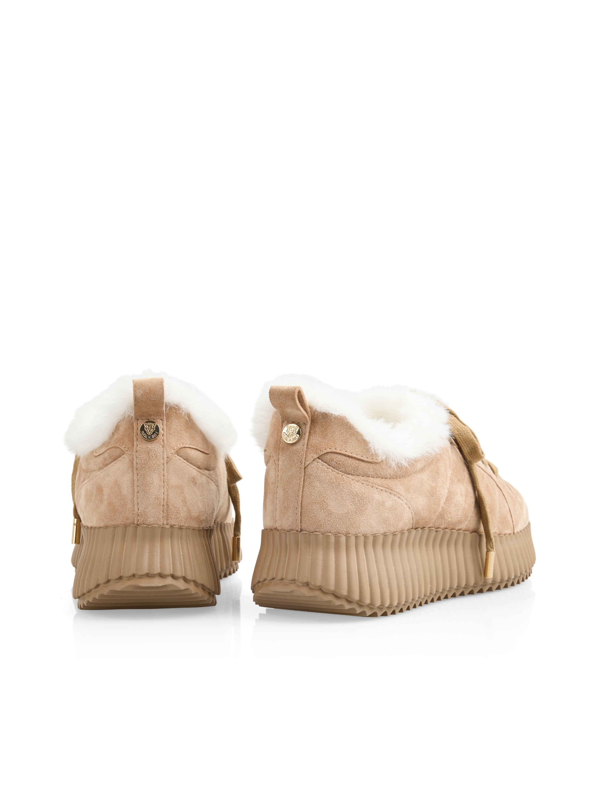 Marc Cain Schnürschuh  Plateau, Wintersneaker mit praktischer Anziehlasche