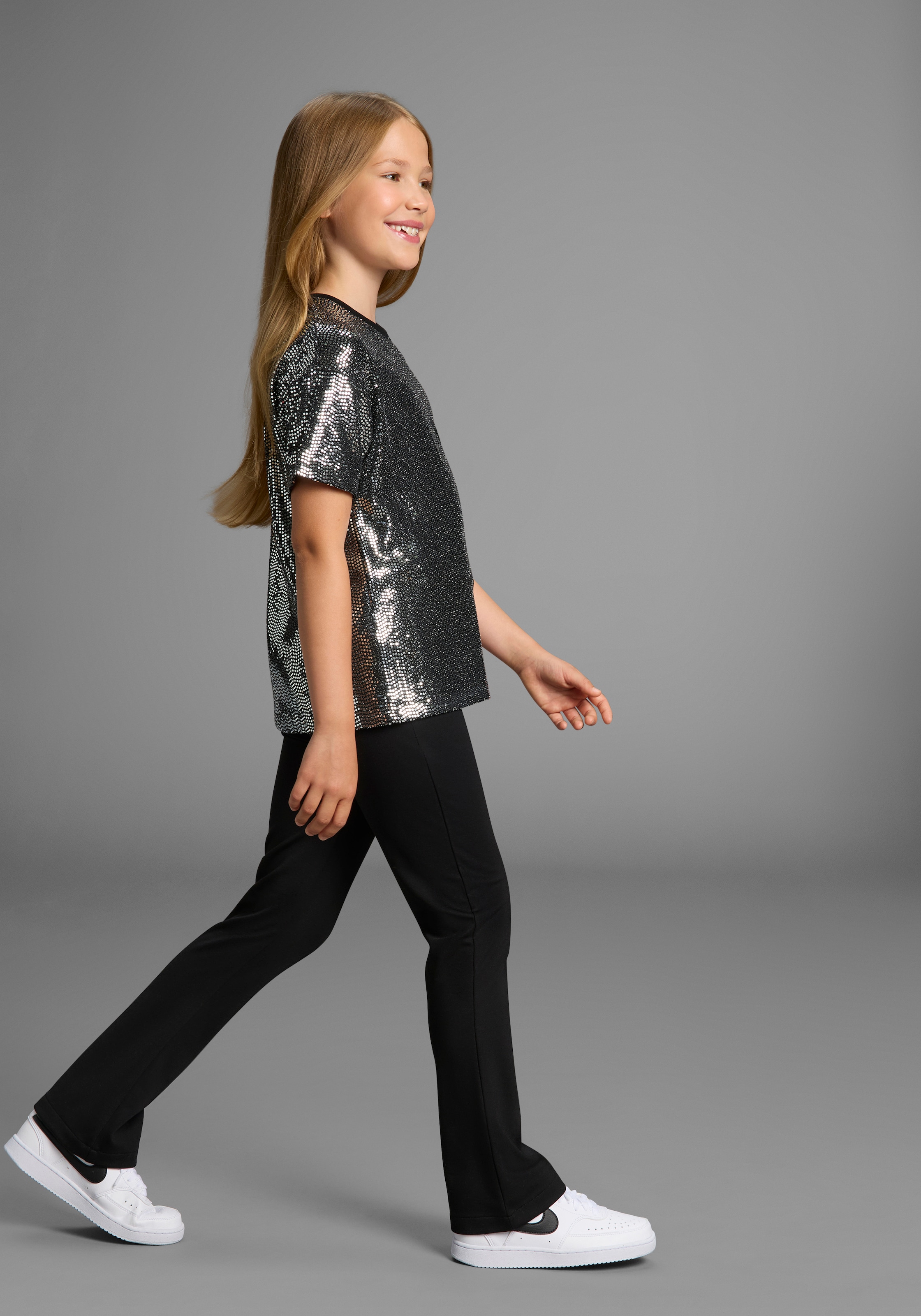 Bruno Banani Bootcuthose »Schlaghose, trendige Stretchhose«  NEUHEIT: BRUNO BANANI für TEENS! Bootcut-Hose