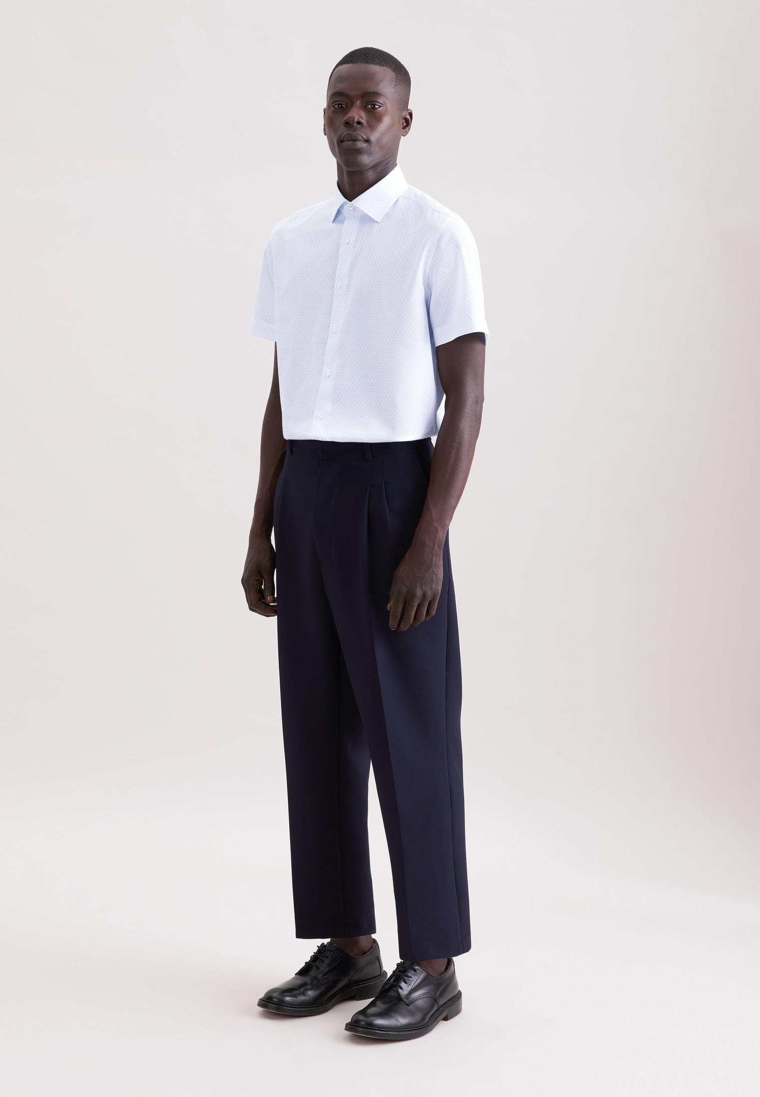 seidensticker Businesshemd »Schwarze Rose« Slim 1/2 Kentkragen Druck