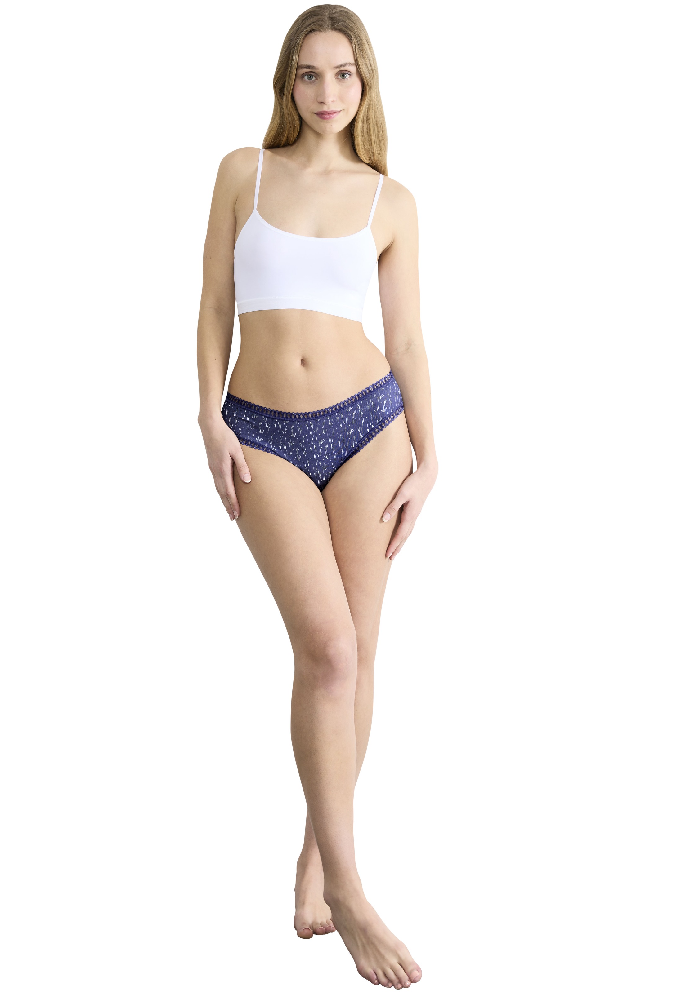 sloggi Hipster »GO Crush«, (3er Pack), Spitze, elastisch, weich, Multipack, Baumwollmix
