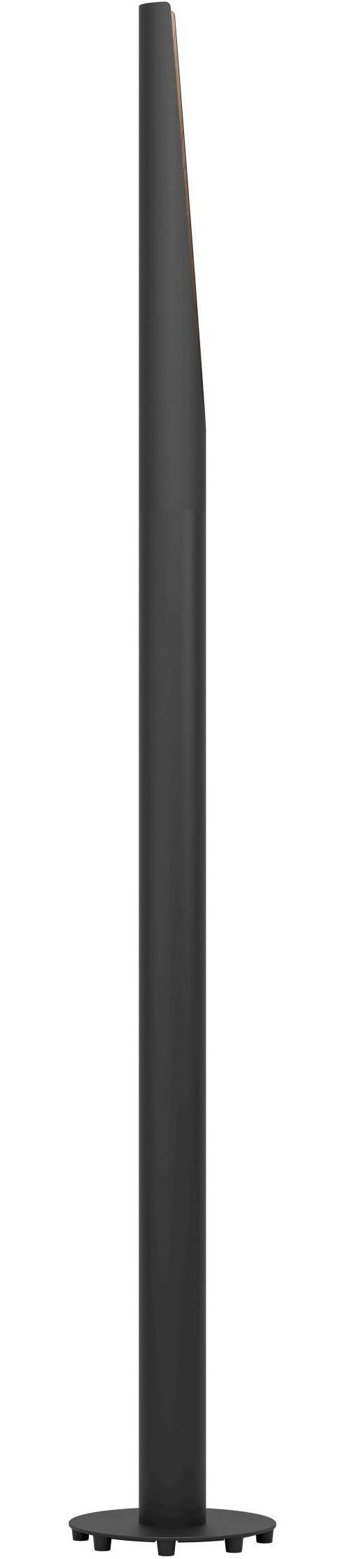 EGLO Stehlampe »Barbotto Stehlampe, Stahl und Holz, Wohnzimmerlampe, Standleuchte« GU10 1 Stk. Stehleuchte - H136,5 x Ø6 cm - schwarz, braun - 1X4,5W inkl.