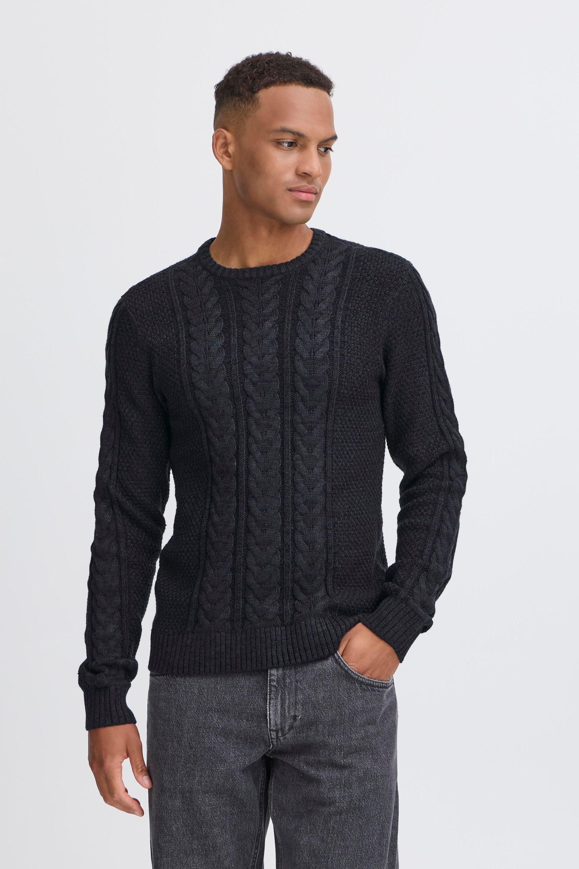 Blend Strickfleece-Pullover »Strickpullover BHBASIM«