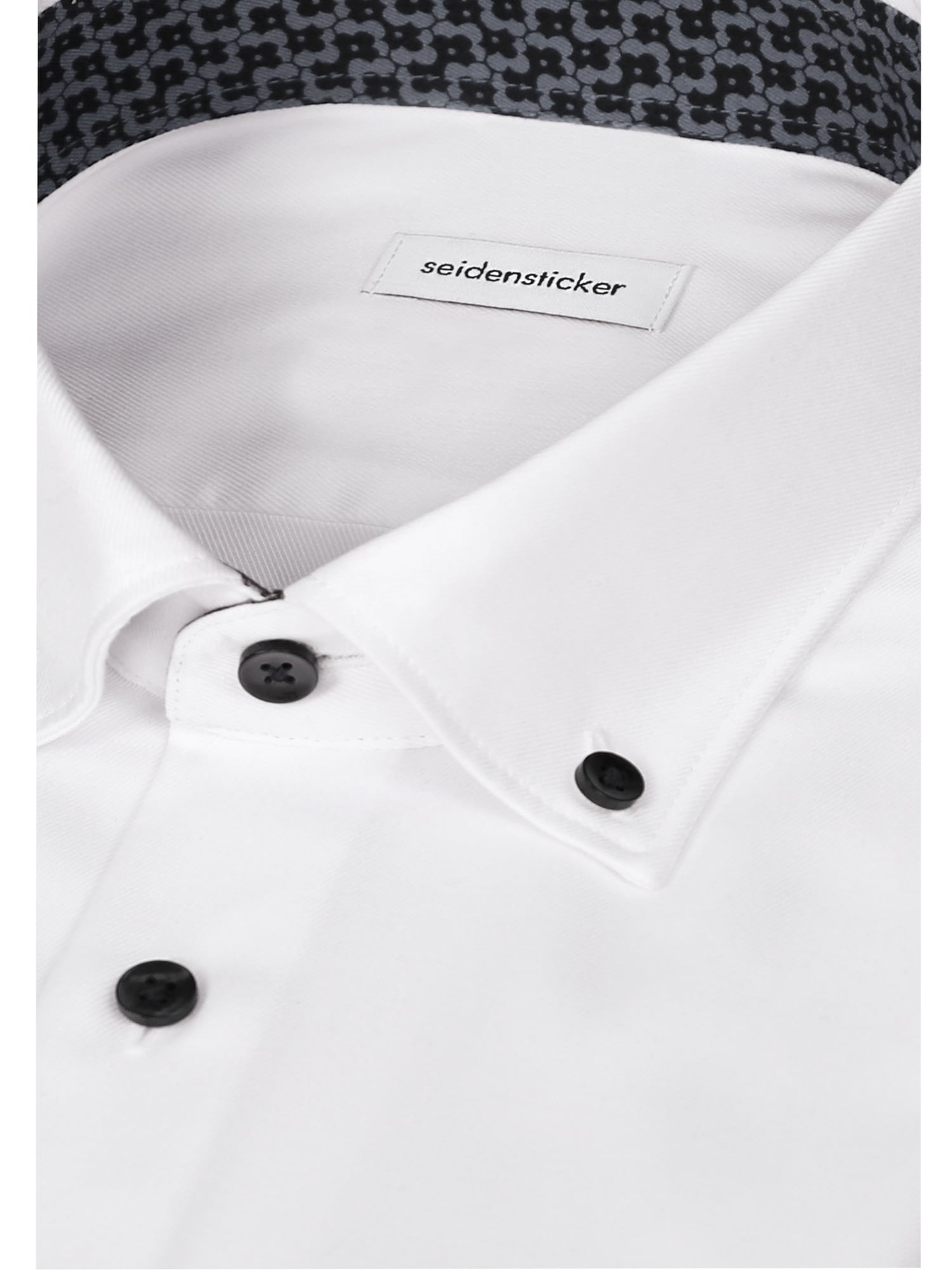 seidensticker Businesshemd »Schwarze Rose« Slim 1/1 Button-Down-Kragen Uni
