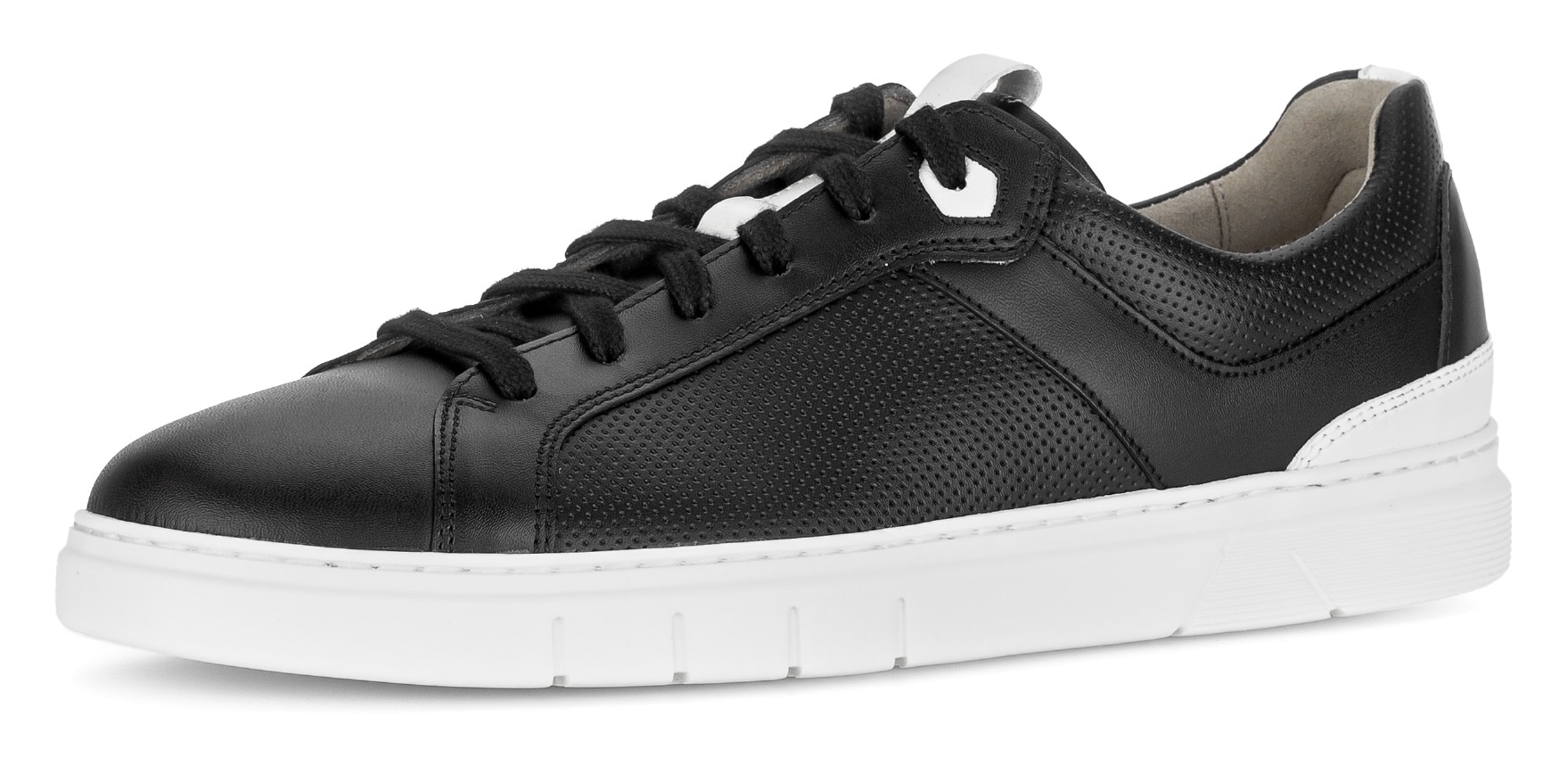 Pius Gabor Plateausneaker, Freizeitschuh, Halbschuh, Schnürschuh mit Perforierung, Weite G