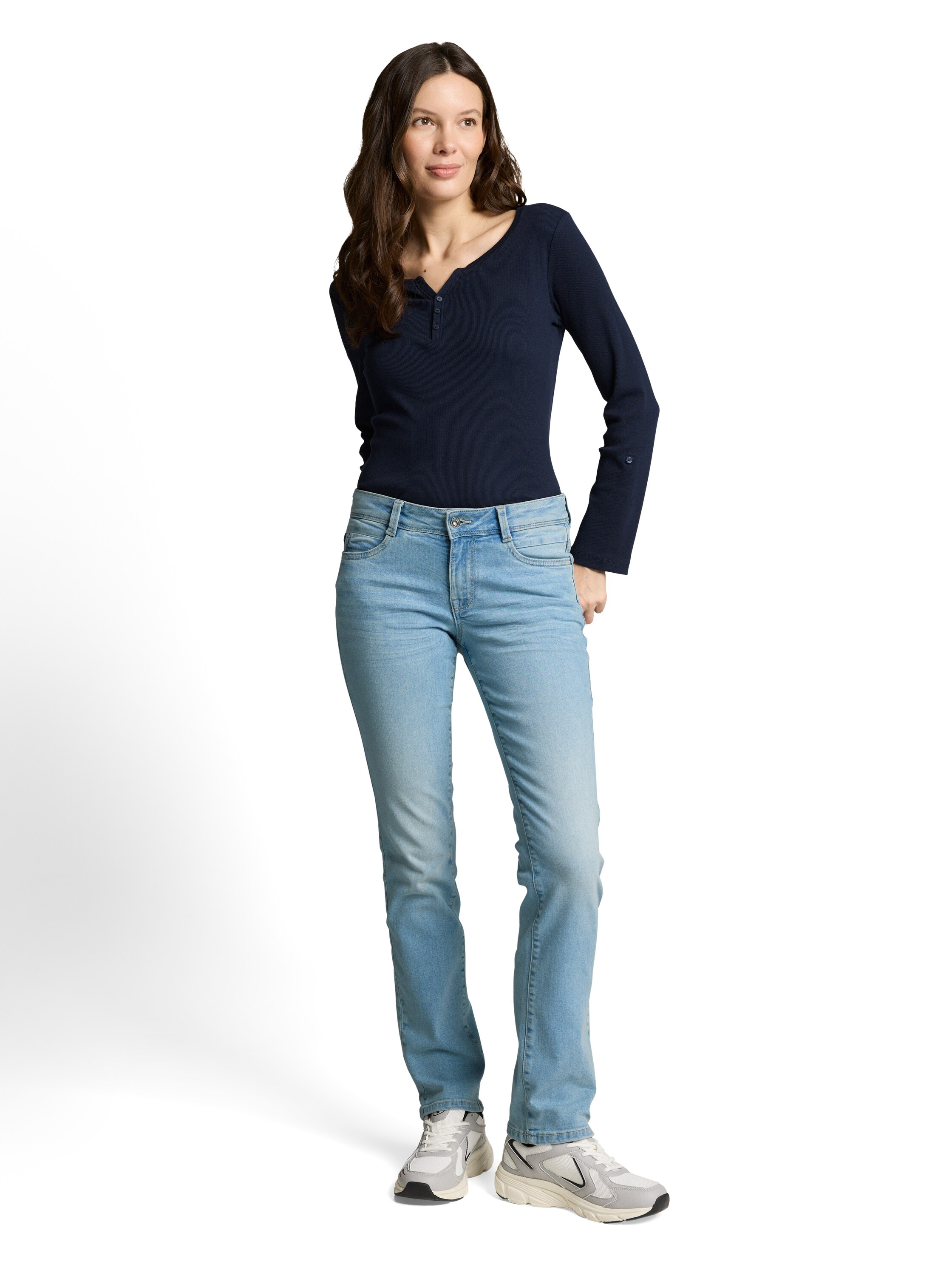 TOM TAILOR Straight-Jeans »LIVA« im Five-Pocket Style