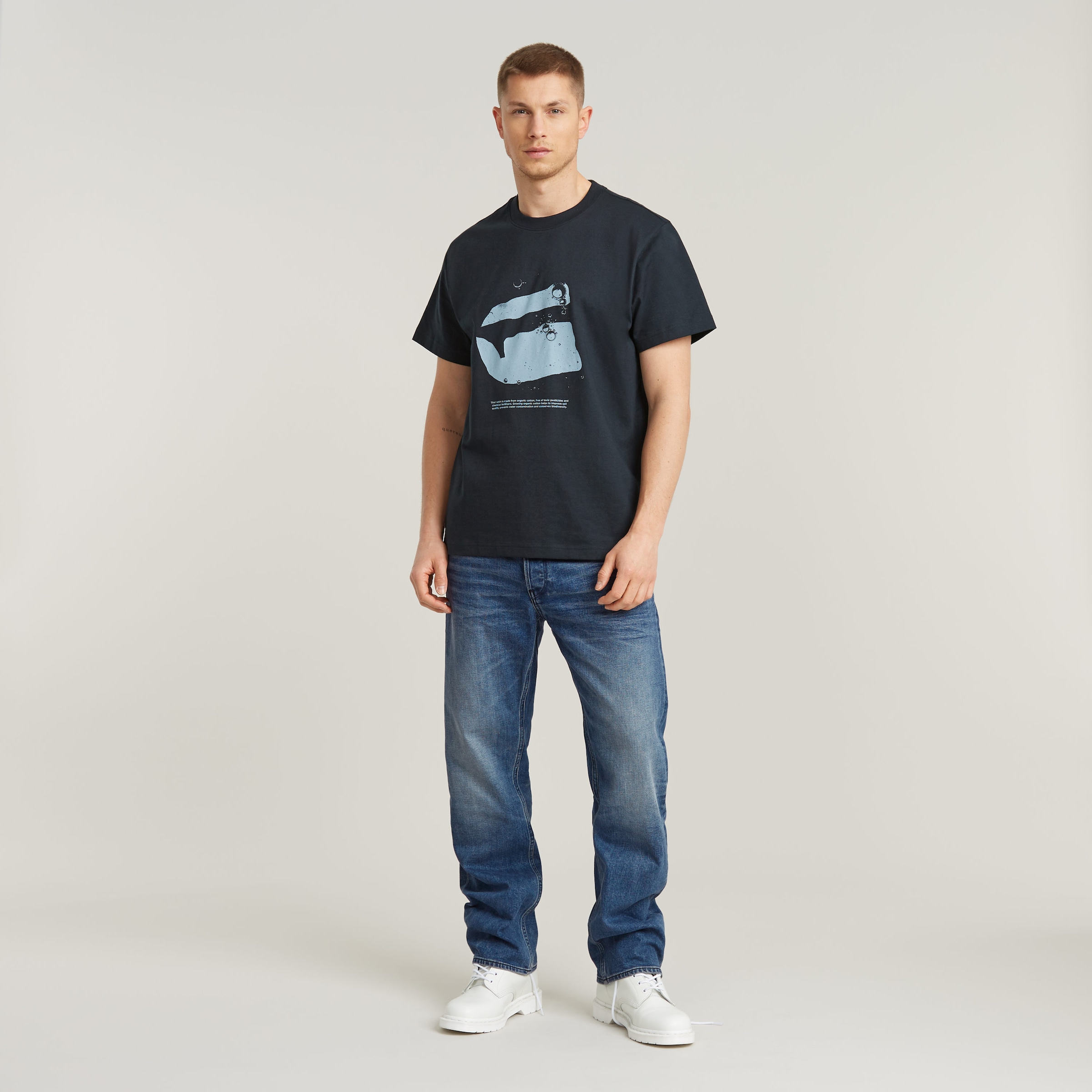 G-STAR T-Shirt »Water burger loose r t«