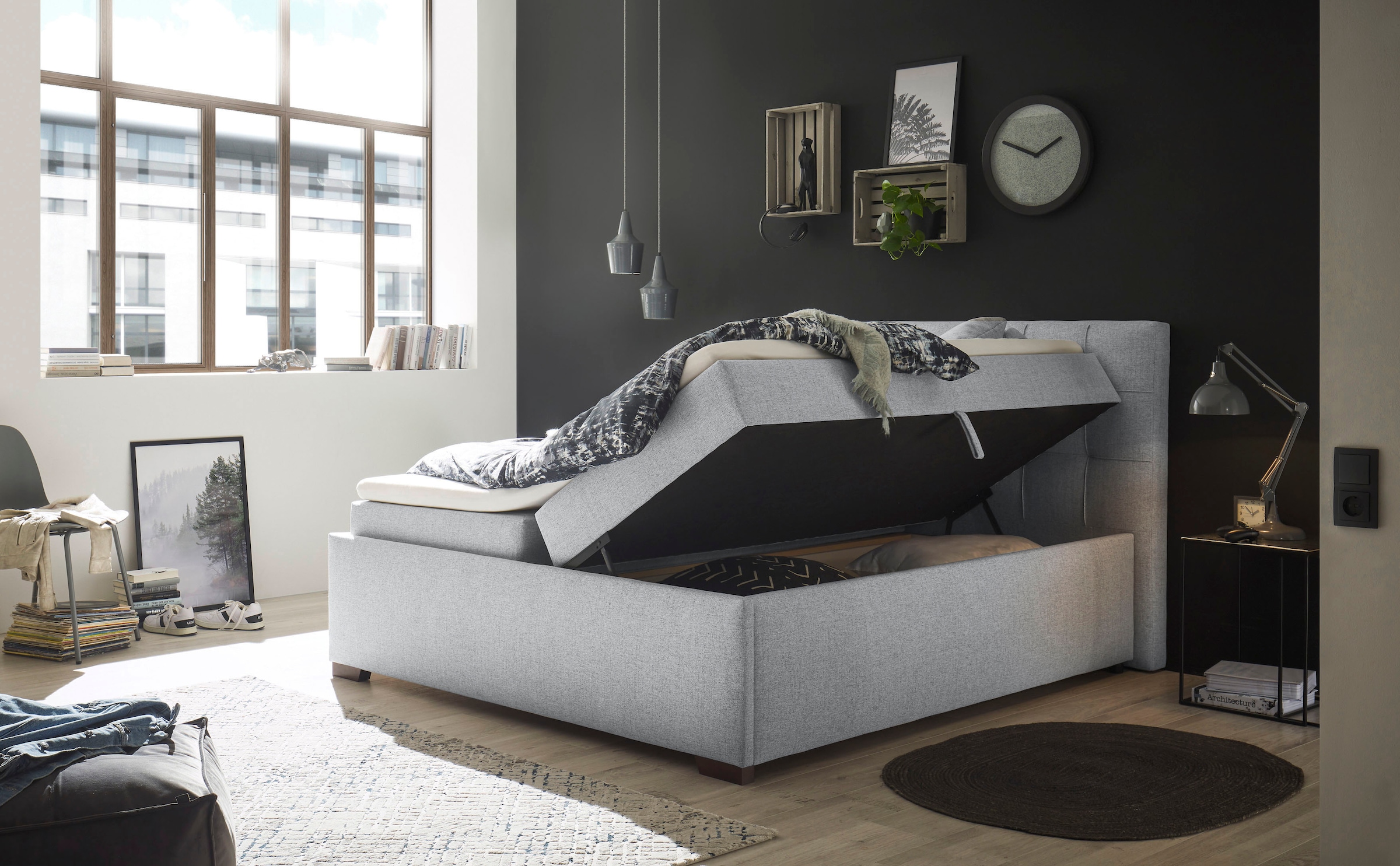 ED EXCITING DESIGN Boxbett »Artos«, inkl. zwei Bettkästen