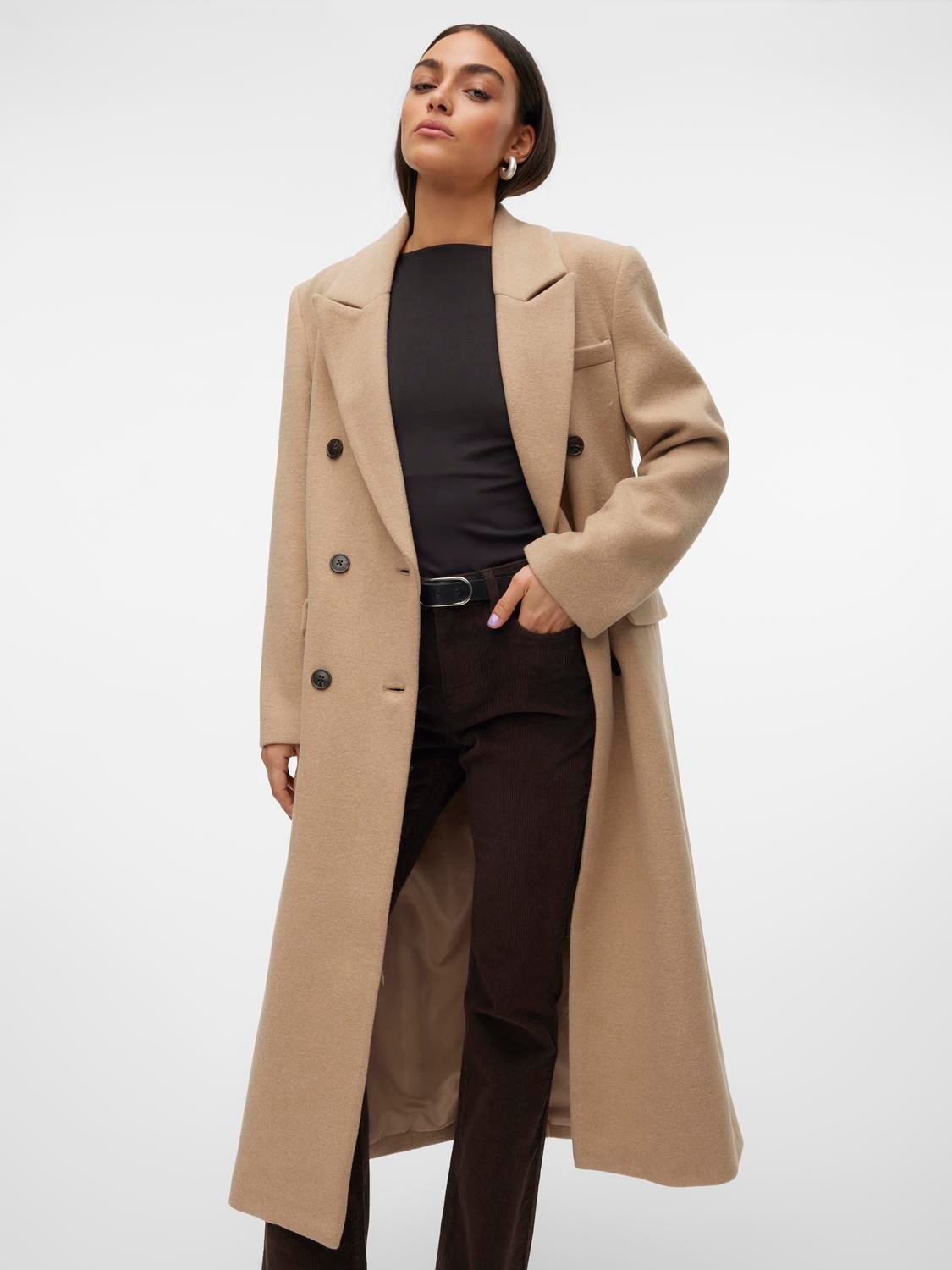 Vero Moda Langmantel »VMEDENSIA LONG WOOL COAT GA«