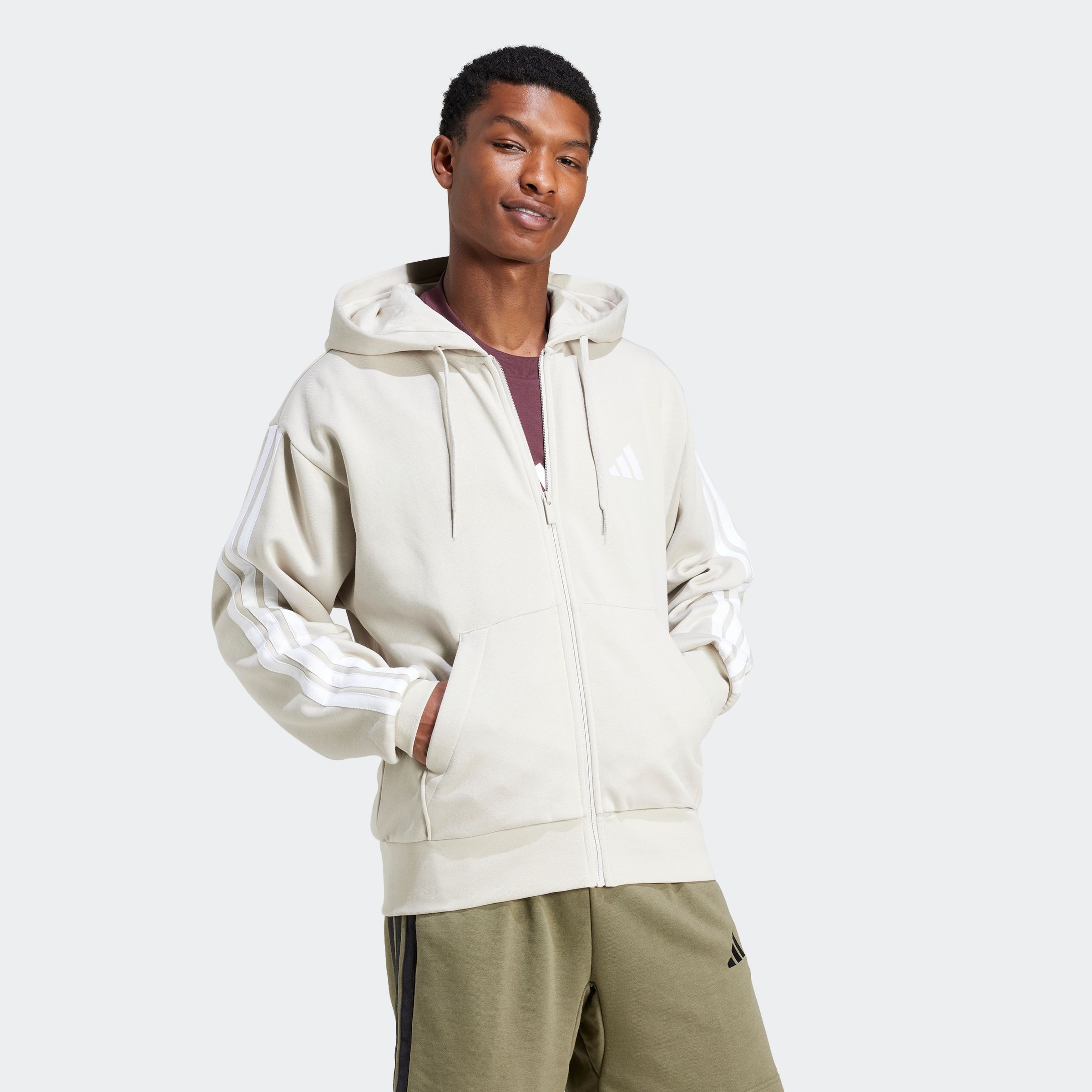 adidas Sportswear Sweatshirt »M 3S FL FZ HD«