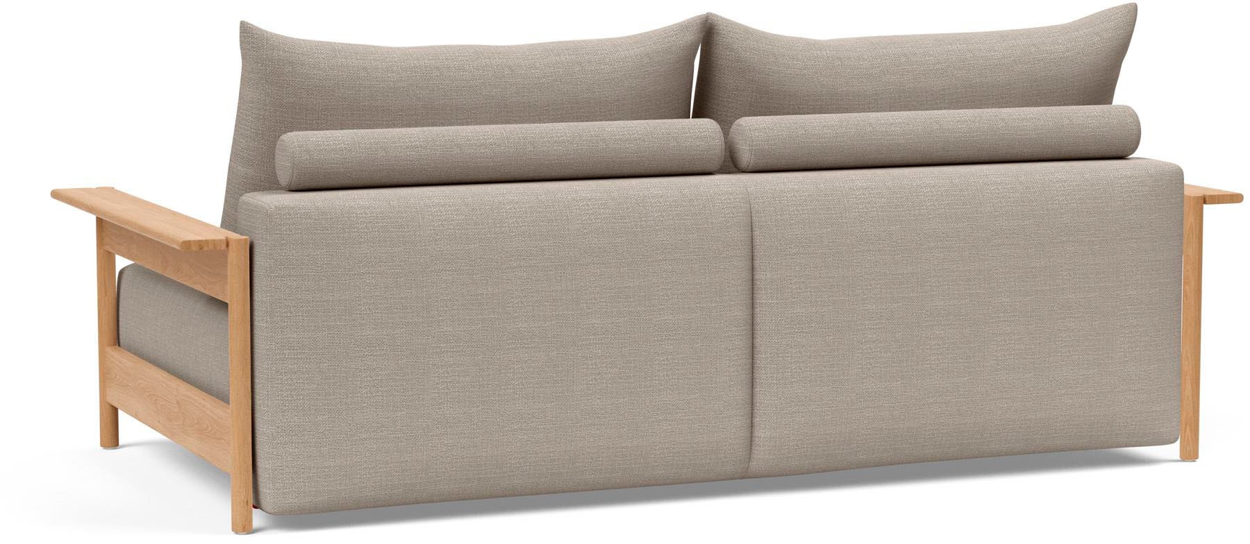 INNOVATION LIVING ™ Schlafsofa »MALLOY W 3-Sitzer, sehr bequem, hochwertige Verarbeitung«, hohe Rückenlehne, Dauerschläfer, stabile Armlehnen, Bettfunktion