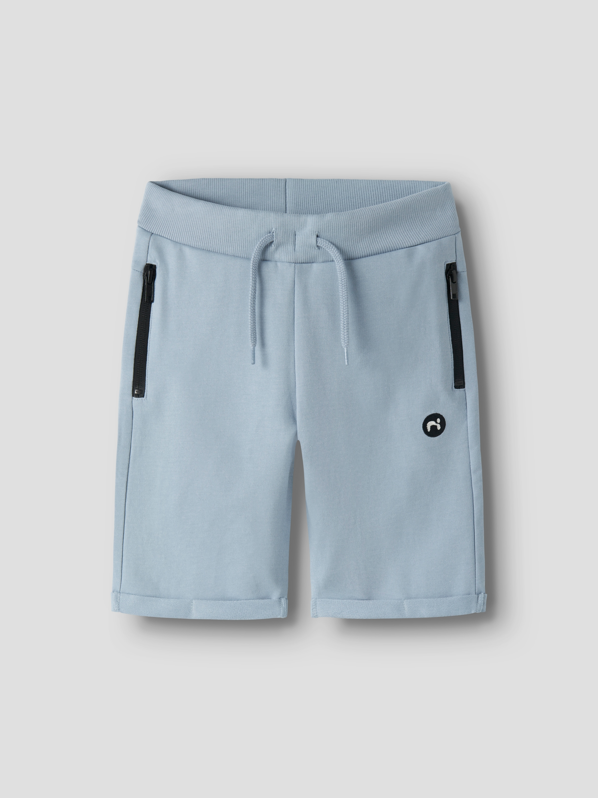 Name It Sweatshorts »NKMVIMO SWE SHORTS BRU NOOS«  Baumwollmischung, Umschlagsaum, Reißverschlusstaschen