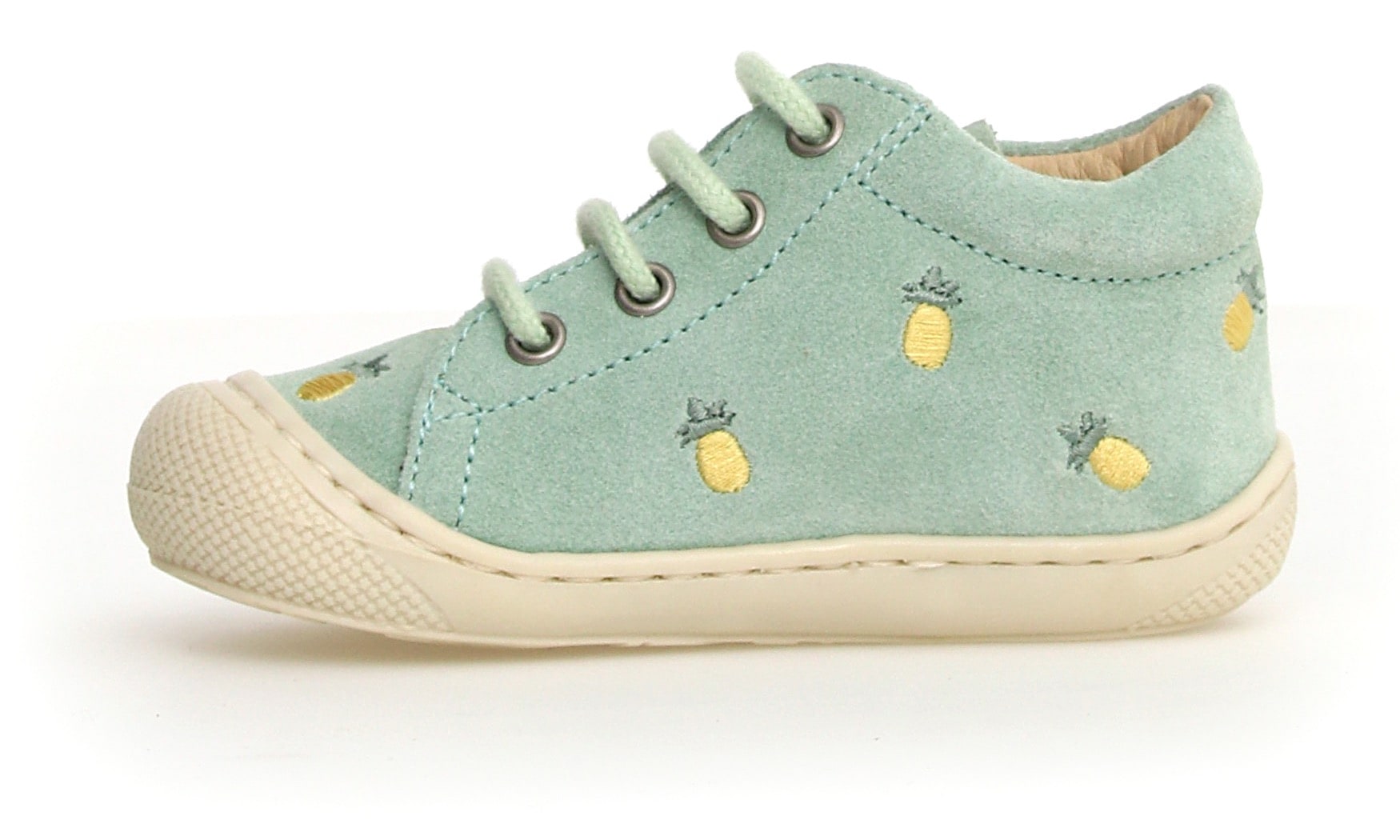 Naturino Lauflernschuh »COCOON EMBR.PINEAPPLES«, Babyschuh, Sneaker, Kindergartenschuh mit Ananas Stickerei