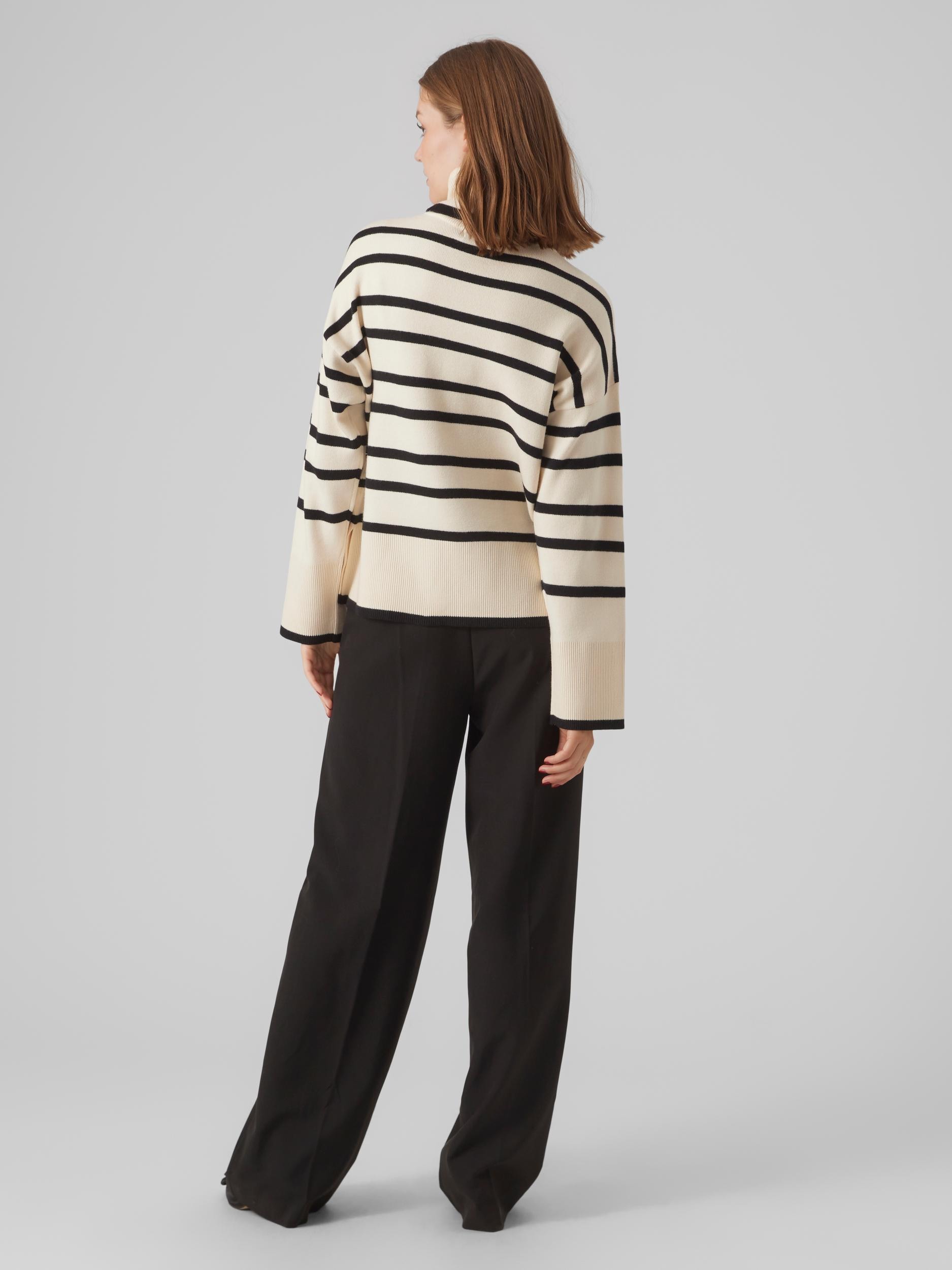 Vero Moda Rollkragenpullover »VMSABA LS ROLLNECK PULLOVER GA NOOS«