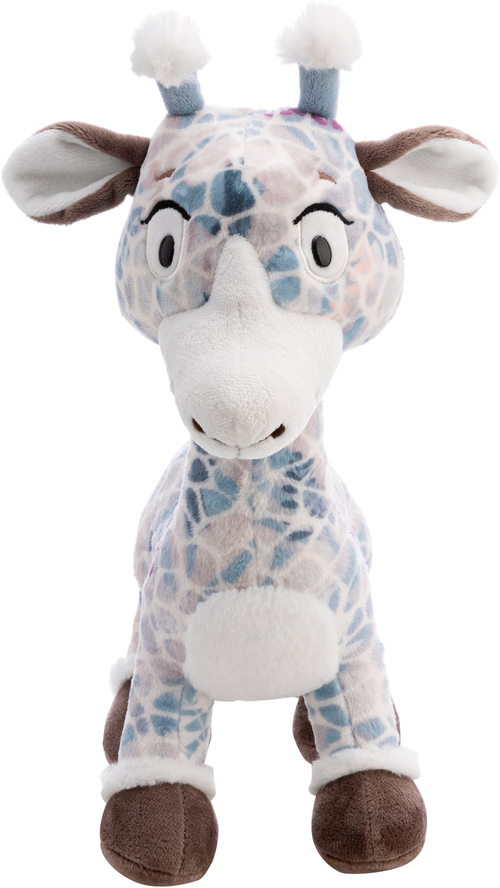 Nici Kuscheltier »Winter, Giraffe Winny Winterfur, 27 cm stehend«, sitzend; enthält recyceltes Material