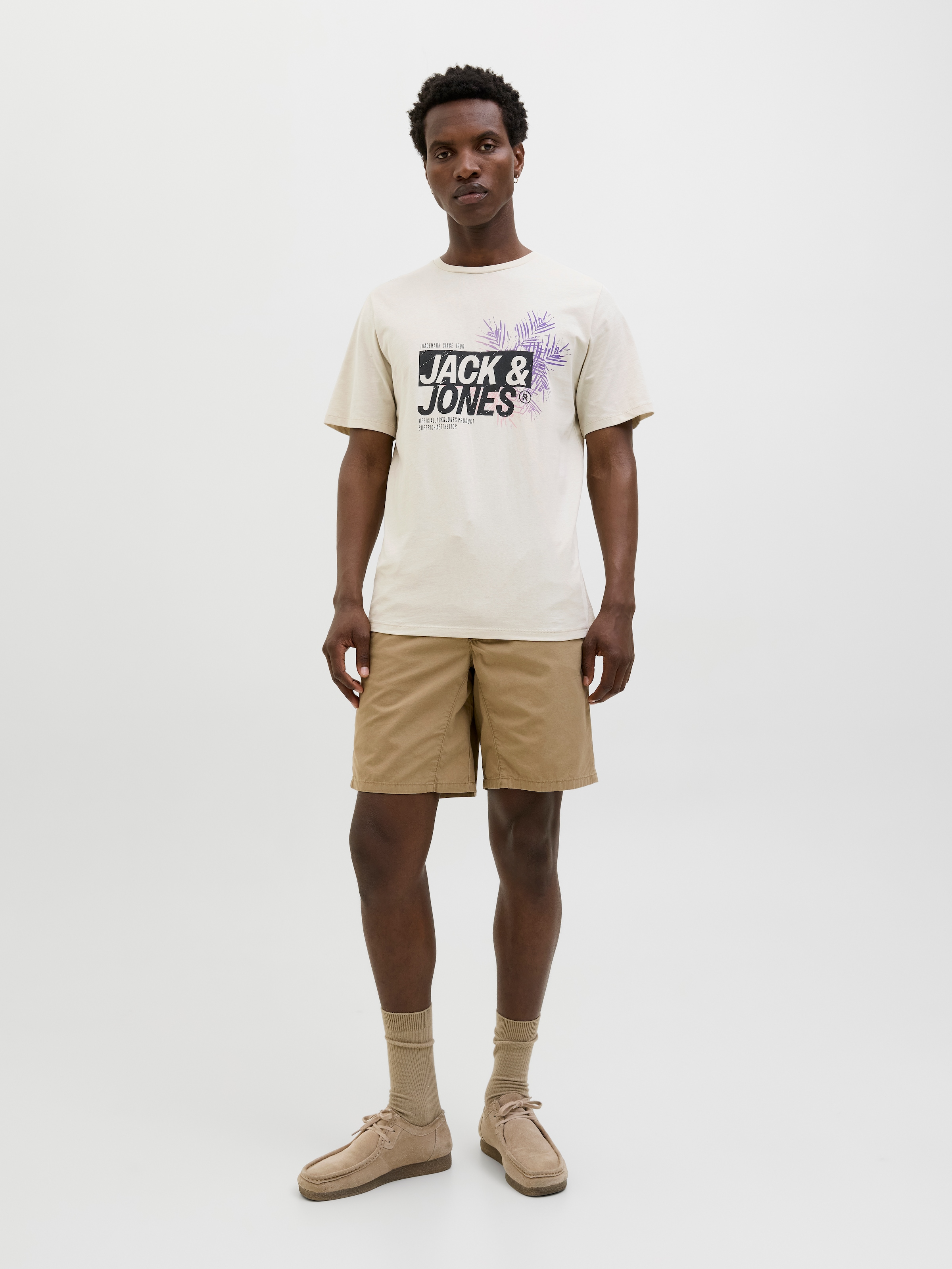 Jack & Jones Print-Shirt »JJJAXON TEE SS CREW NECK«
