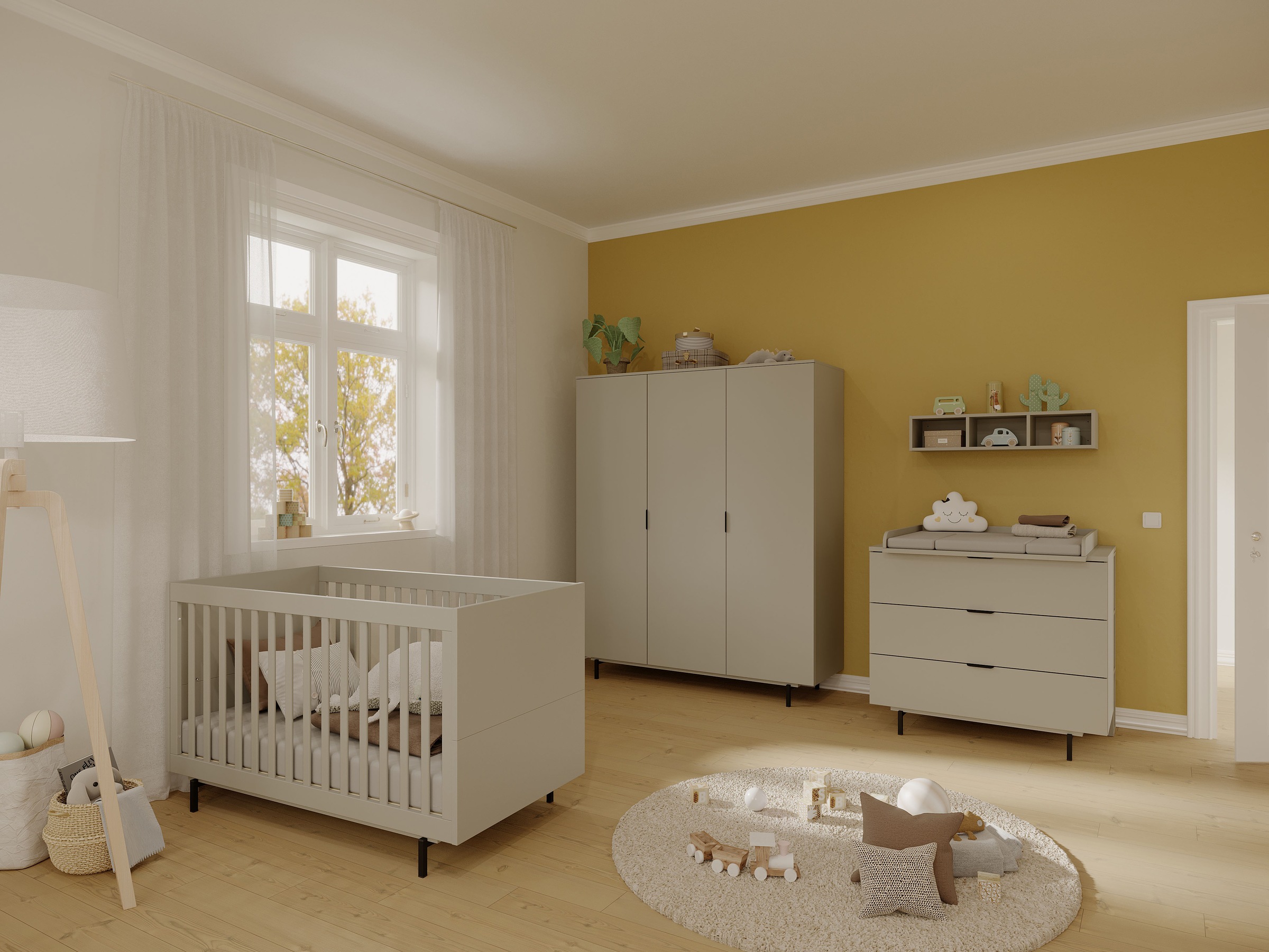 GERMANIA Wickelkommode »Tomino«, bis 21 kg, modernes Design, B/H/T 105/100/54, Wickelfläche 85 x 75 cm, 105 cm