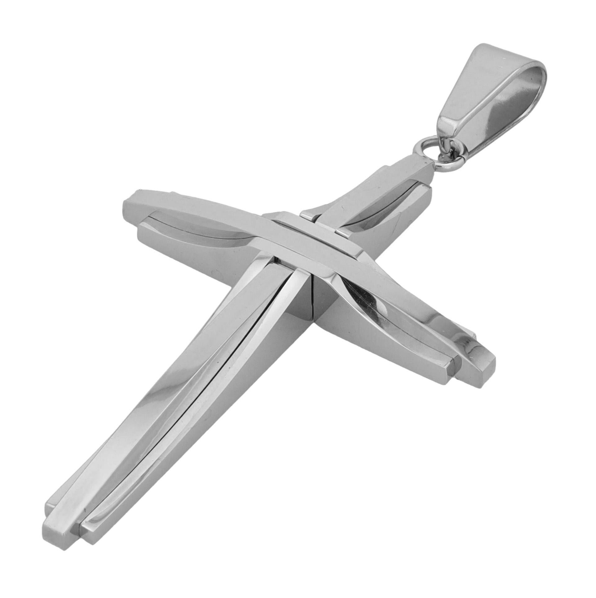 Adelia´s Kreuzanhänger »Herren Anhänger ¿ Kreuz Kreuzanhänger aus Edelstahl«