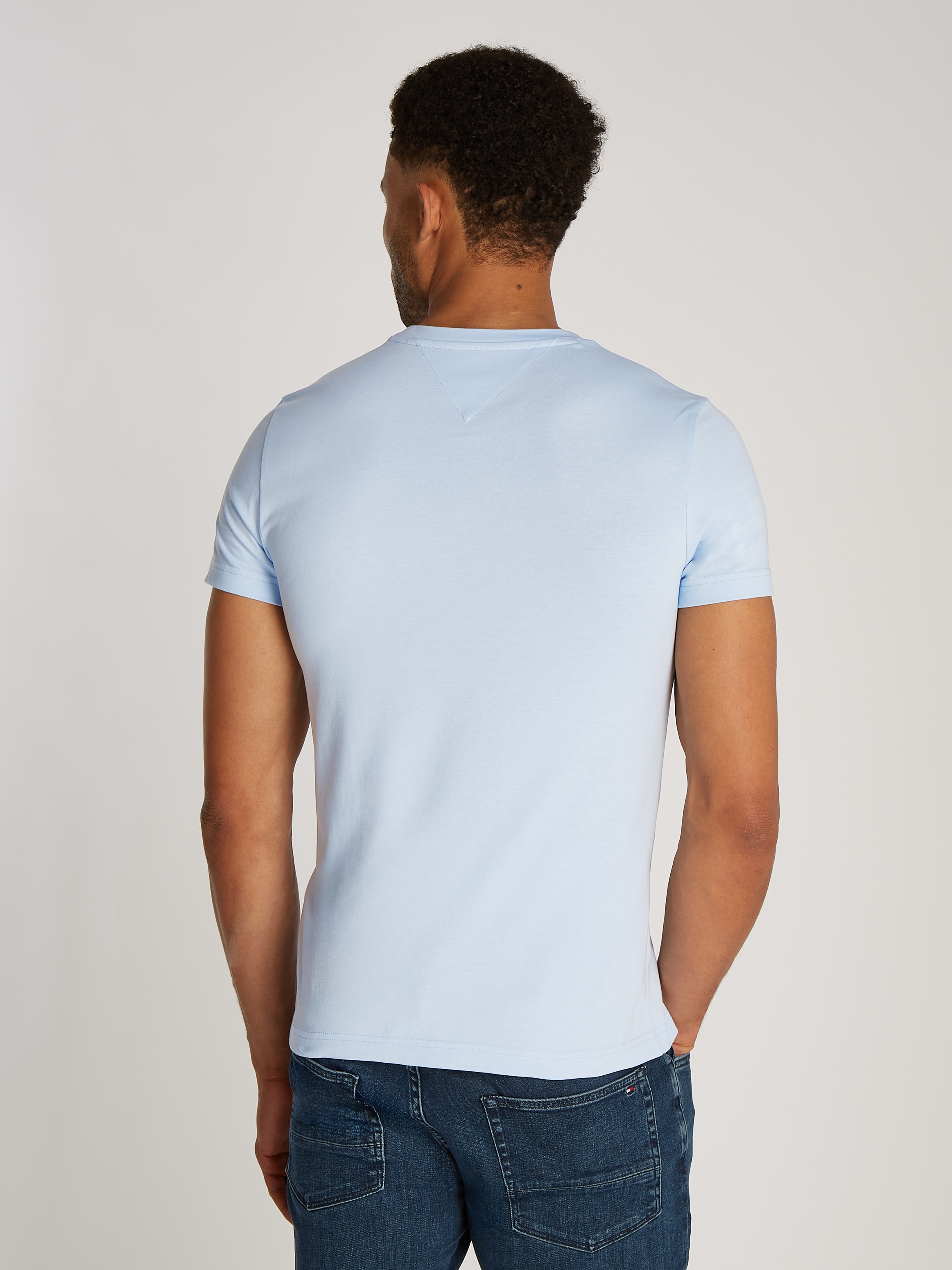 Tommy Hilfiger T-Shirt »TOMMY LOGO TEE«, aus reiner, nachhaltiger Baumwolle