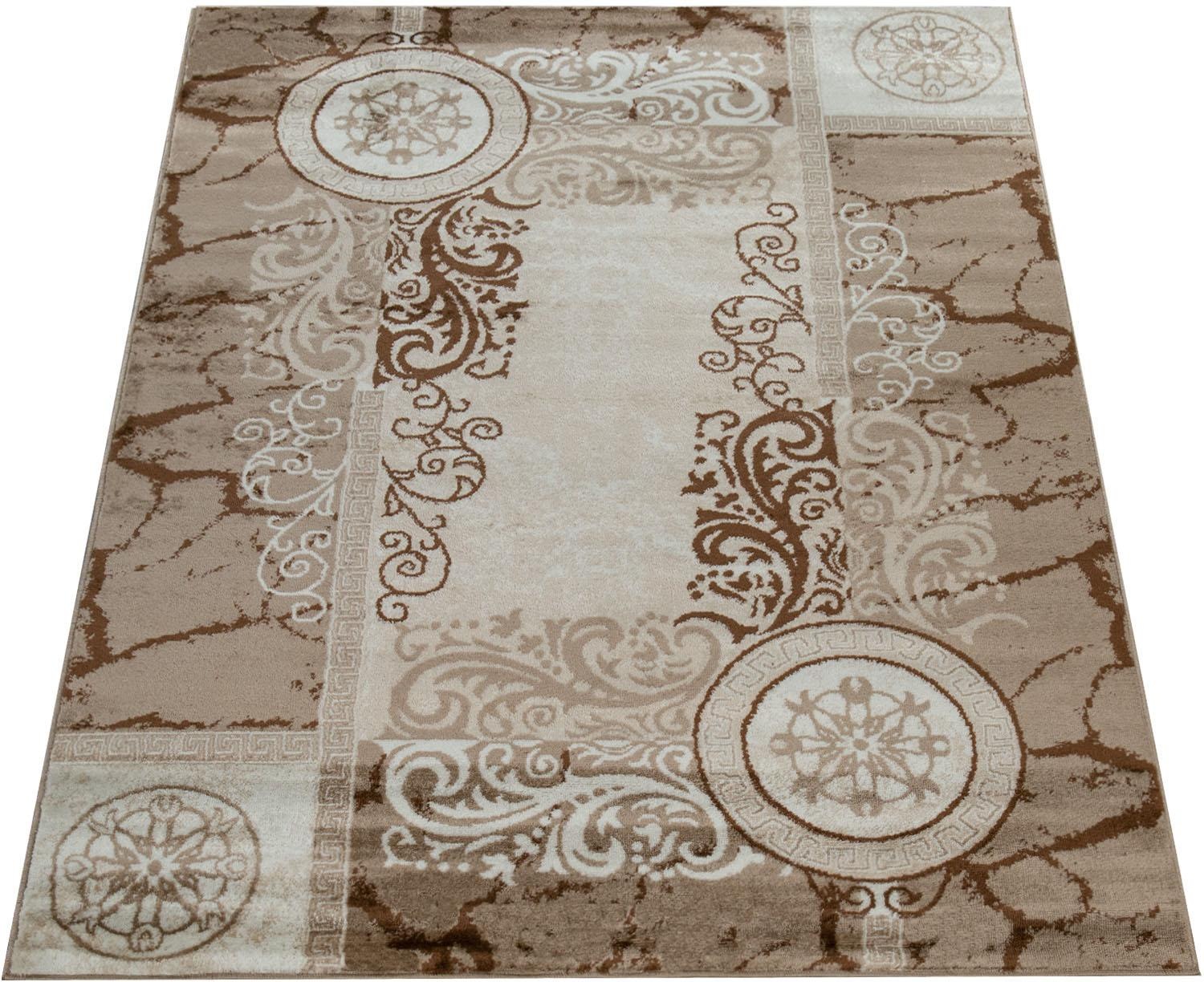 Paco Home Teppich »Sinai 062«, rechteckig, 9 mm Höhe, Kurzflor mit Ornamenten, Wohnzimmer