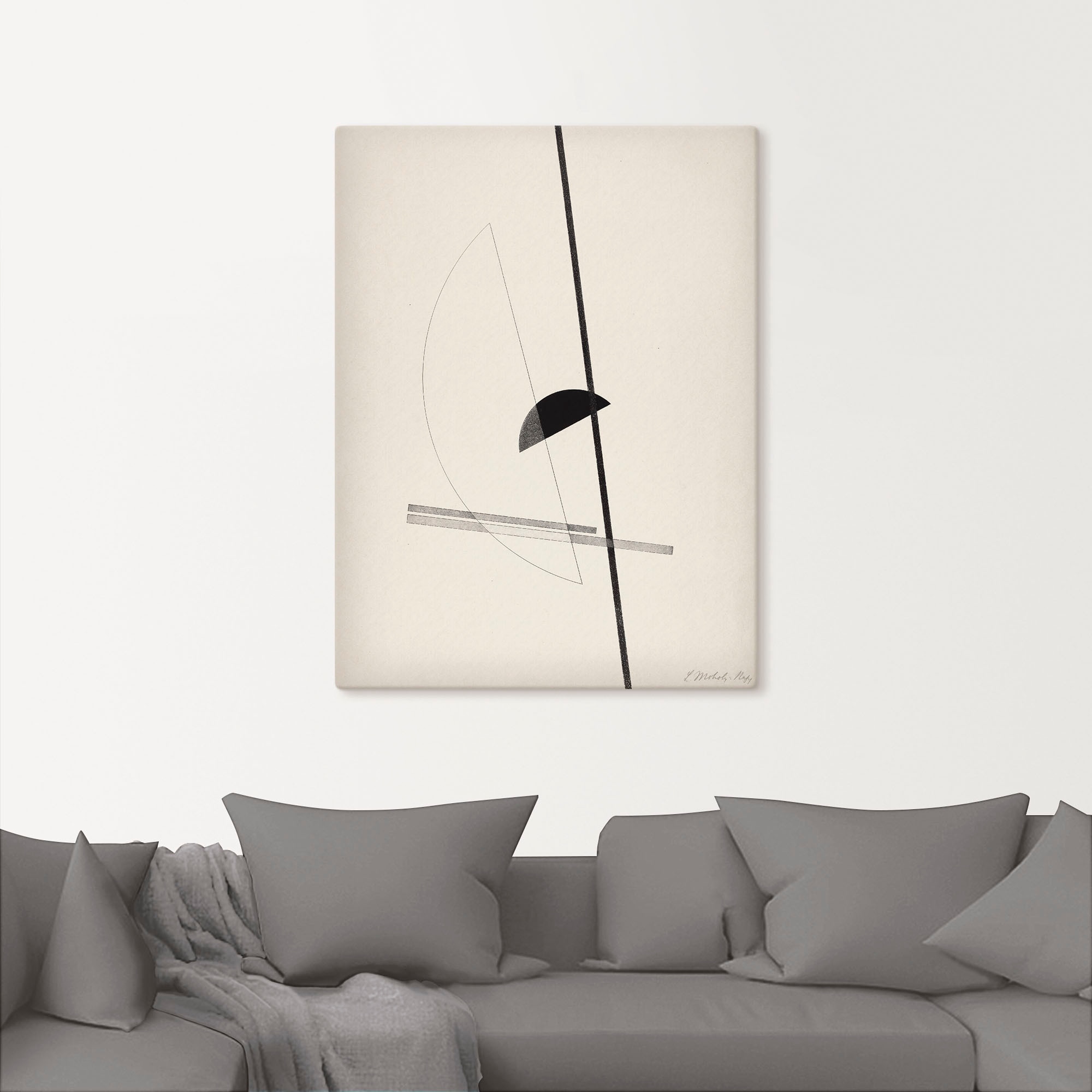 Artland Wandbild »Konstruktionen«, Muster, (1 St.), als Leinwandbild, Poster in verschied. Größen
