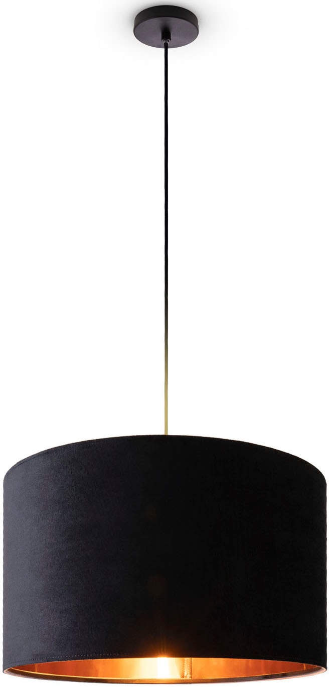 kaufen Online Lampenschirm Paco Pendelleuchte Home Velour »Hugo uni Kabel im OTTO Deko aus 1,5m Color«, Unifarben Wohnzimmer Shop E27