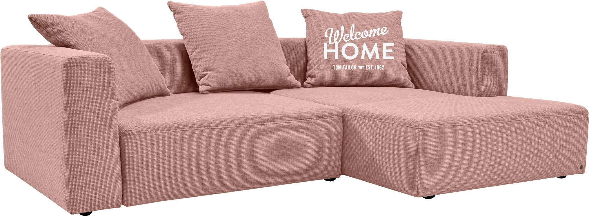 TOM TAILOR HOME Ecksofa »HEAVEN CASUAL S«, aus der COLORS COLLECTION, wahlweise mit Bettfunktion & Bettkasten