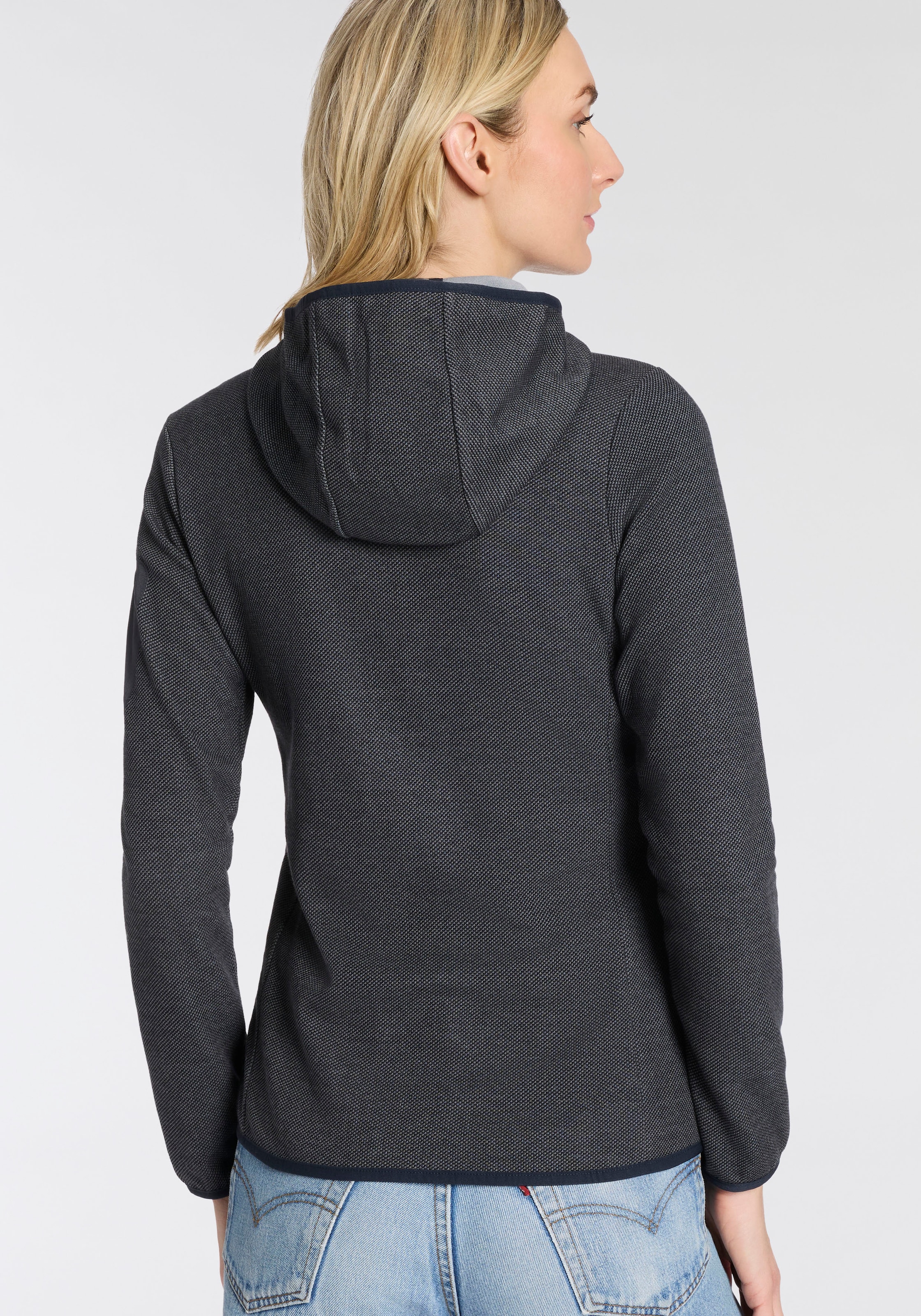 CMP Strickfleecejacke für sportliche Aktivitäten und Outdoor, Übergangsjacke