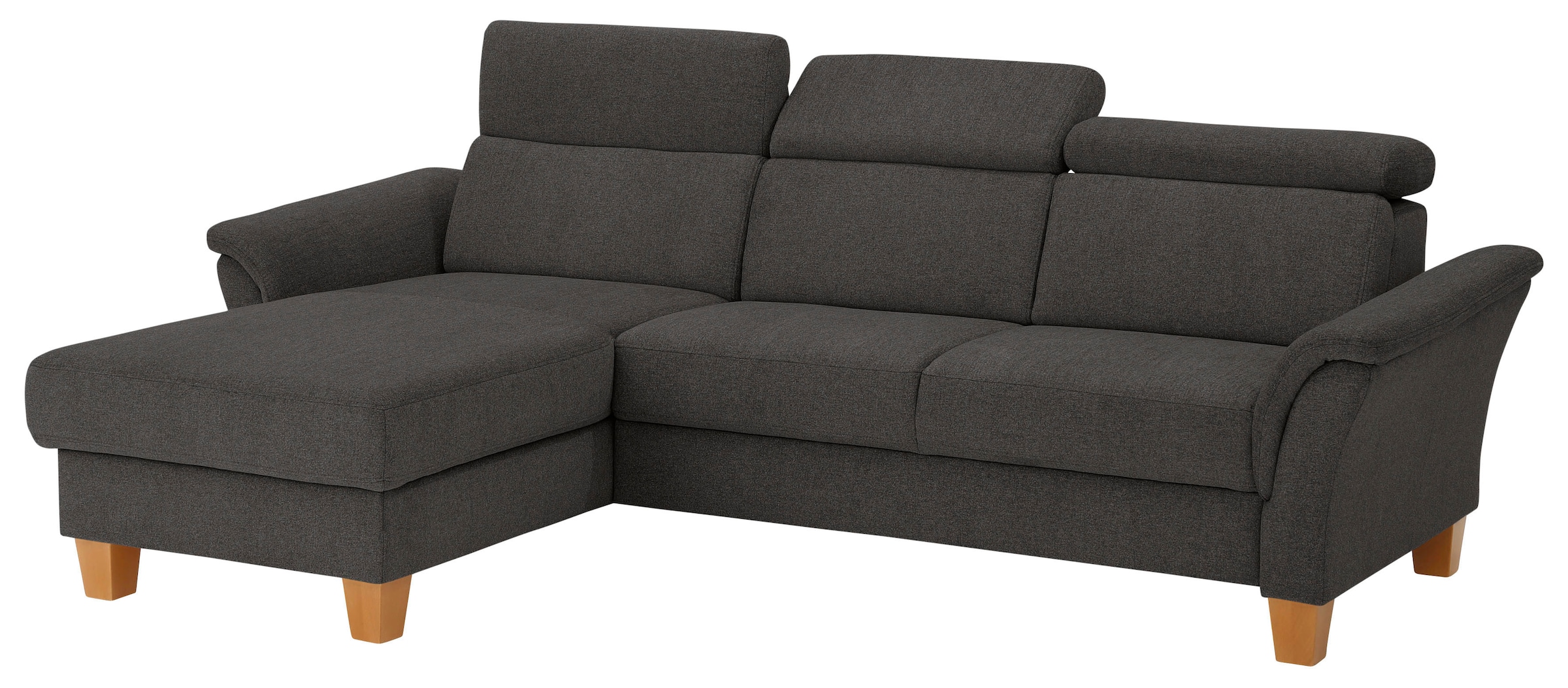Home affaire Ecksofa »Conville L-Form«, Federkern, wahlweise mit Bettfunktion und Bettkasten bzw. Stauraum