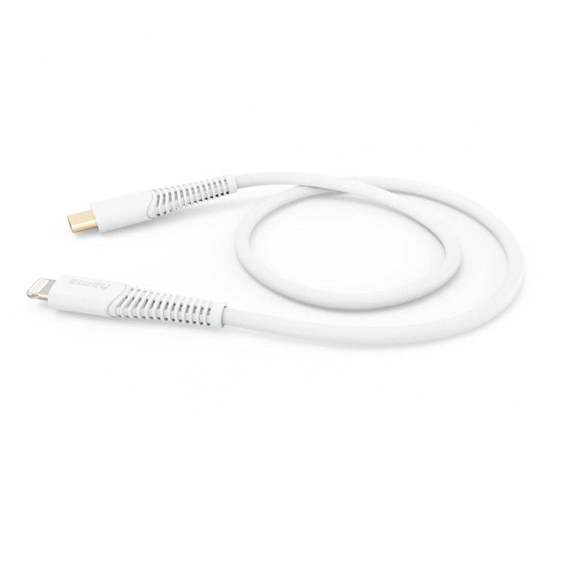 Hama USB-Kabel »Ladekabel, USB-C - Lightning, 1,5 m, Weiß« Lightning USB-C 150 cm Datenübertragung, Schnellladefunktion
