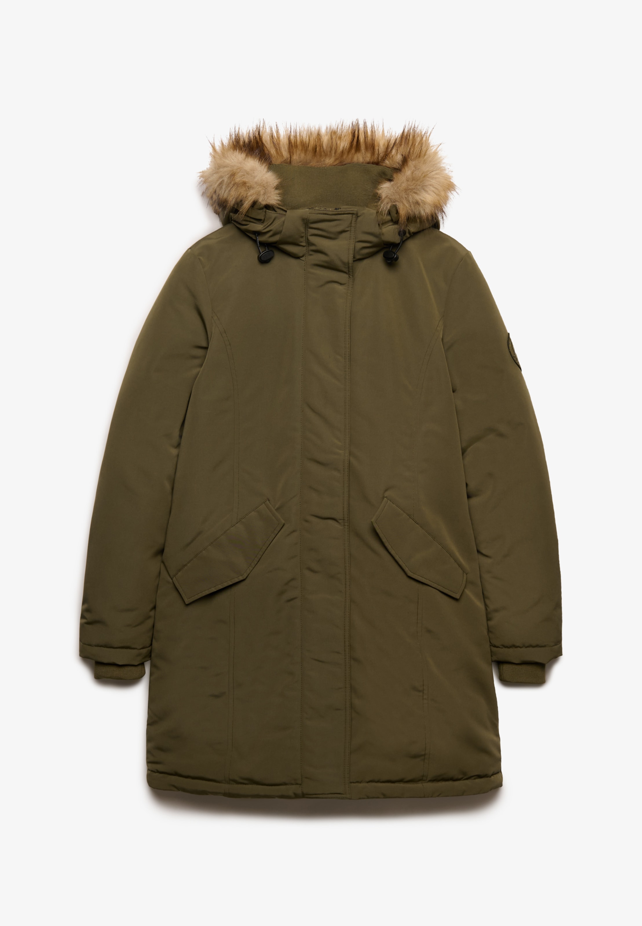 Superdry Parka »HOODED EVEREST PARKA JACKET« mit Kapuze Kunstfaser, relaxed fit
