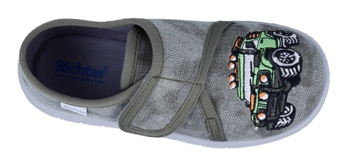 Richter Hausschuh »Mailo«  Klettschuh, Kindergartenschuh, Größenschablone zum Download, mit WMS