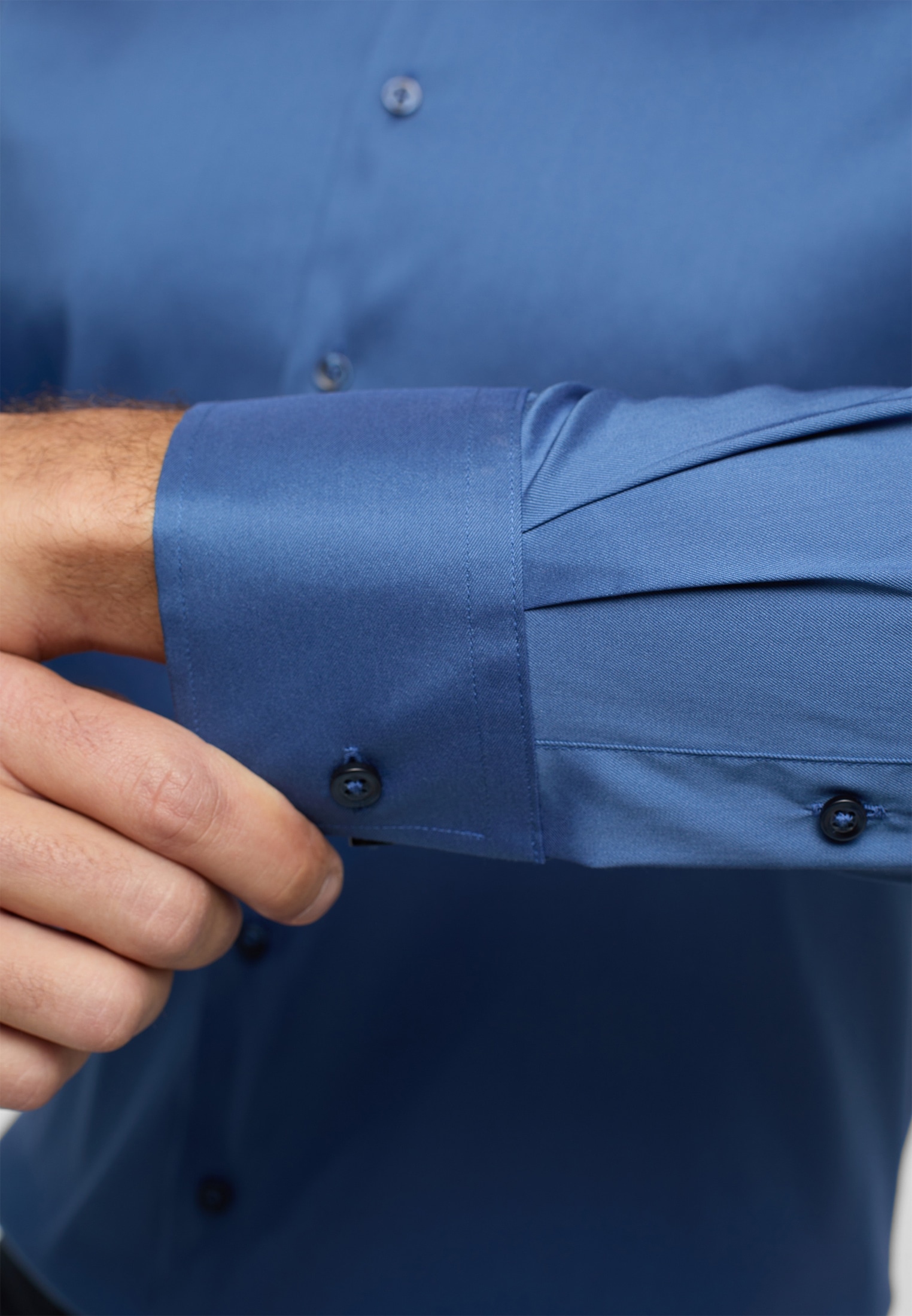 Eterna Langarmhemd »MODERN FIT« EASY IRON (bügelleicht)