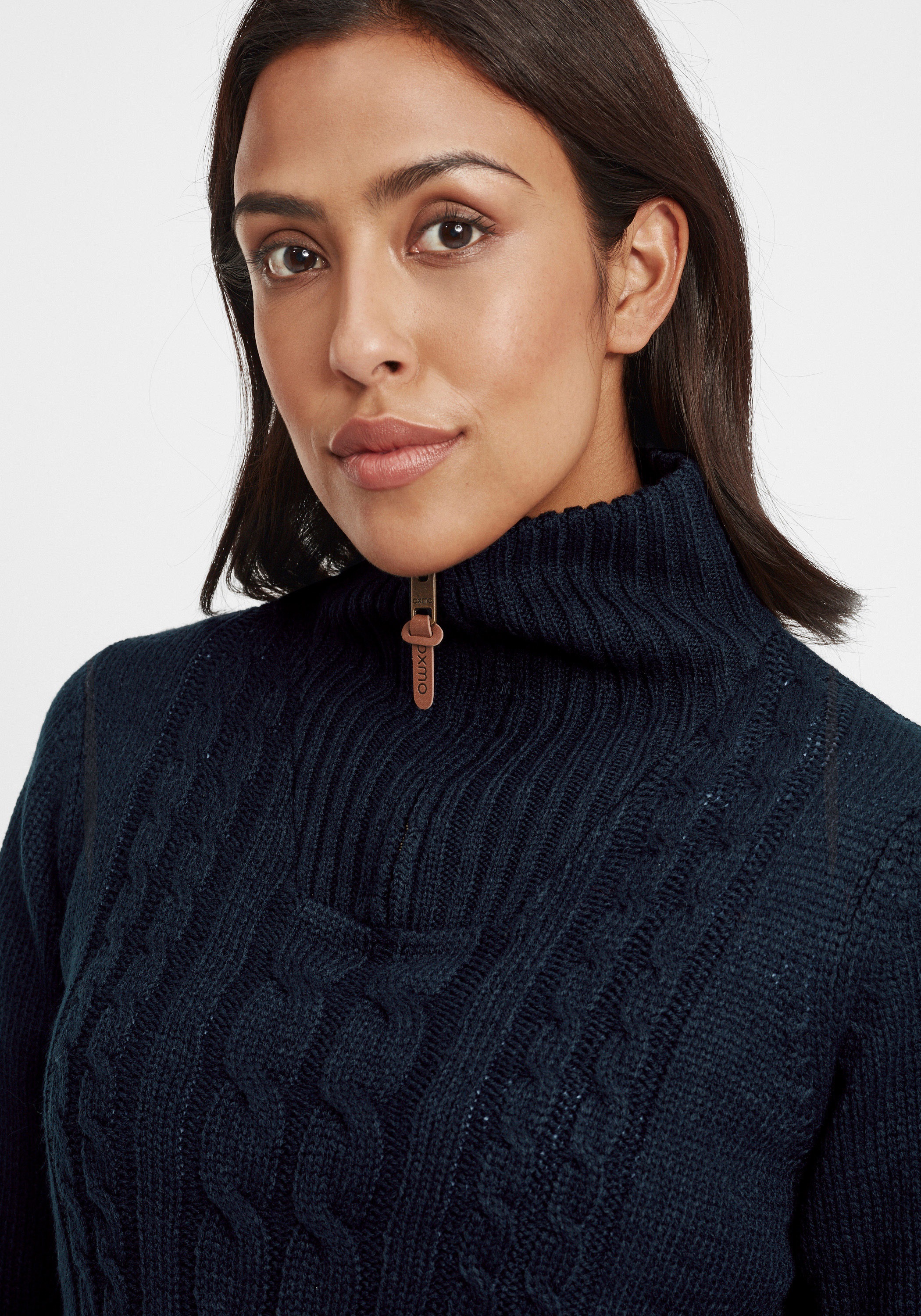 OXMO Strickfleece-Pullover »Strickpullover OXCarry«